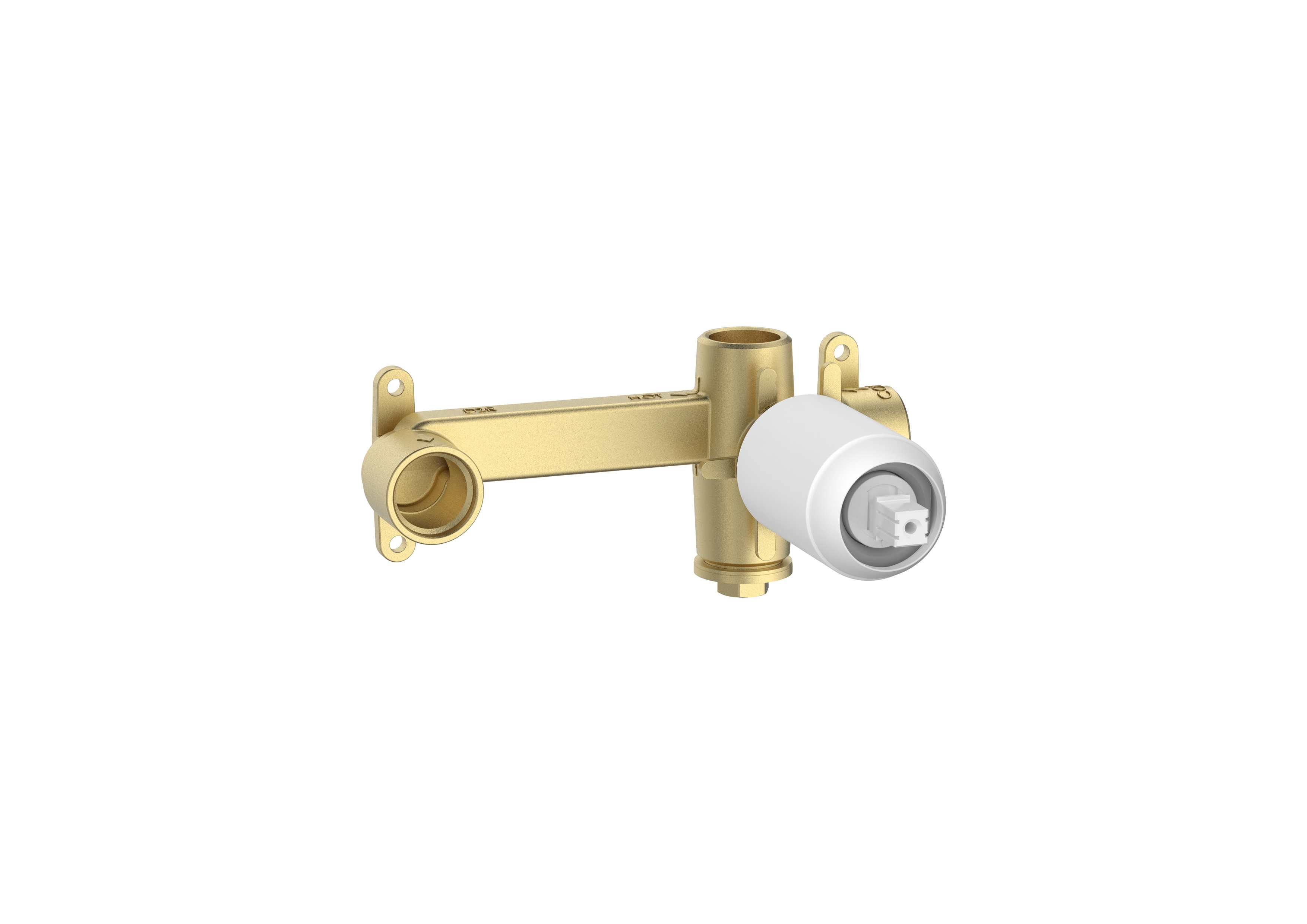 Baterii sanitare - Corp incastrat Roca A5E3503B00, Valva baterie lavoar Targa, pentru baterie lavoar, tip instalare incastrat