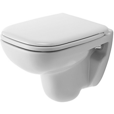 Baie - Vas WC Duravit 22110900002, D-Code, montaj suspendat, zona montaj interior, tip clatire jet de apa, alb