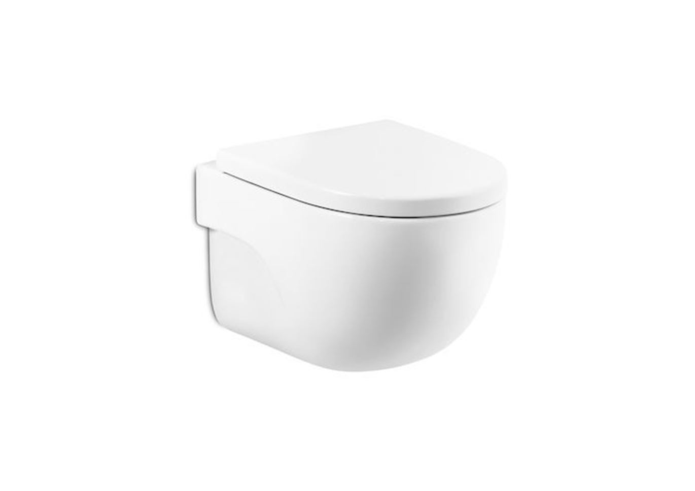 Baie - Vas WC Roca A346244000, Meridian, montaj suspendat, tip clatire jet de apa, tip evacuare orizontala, alb