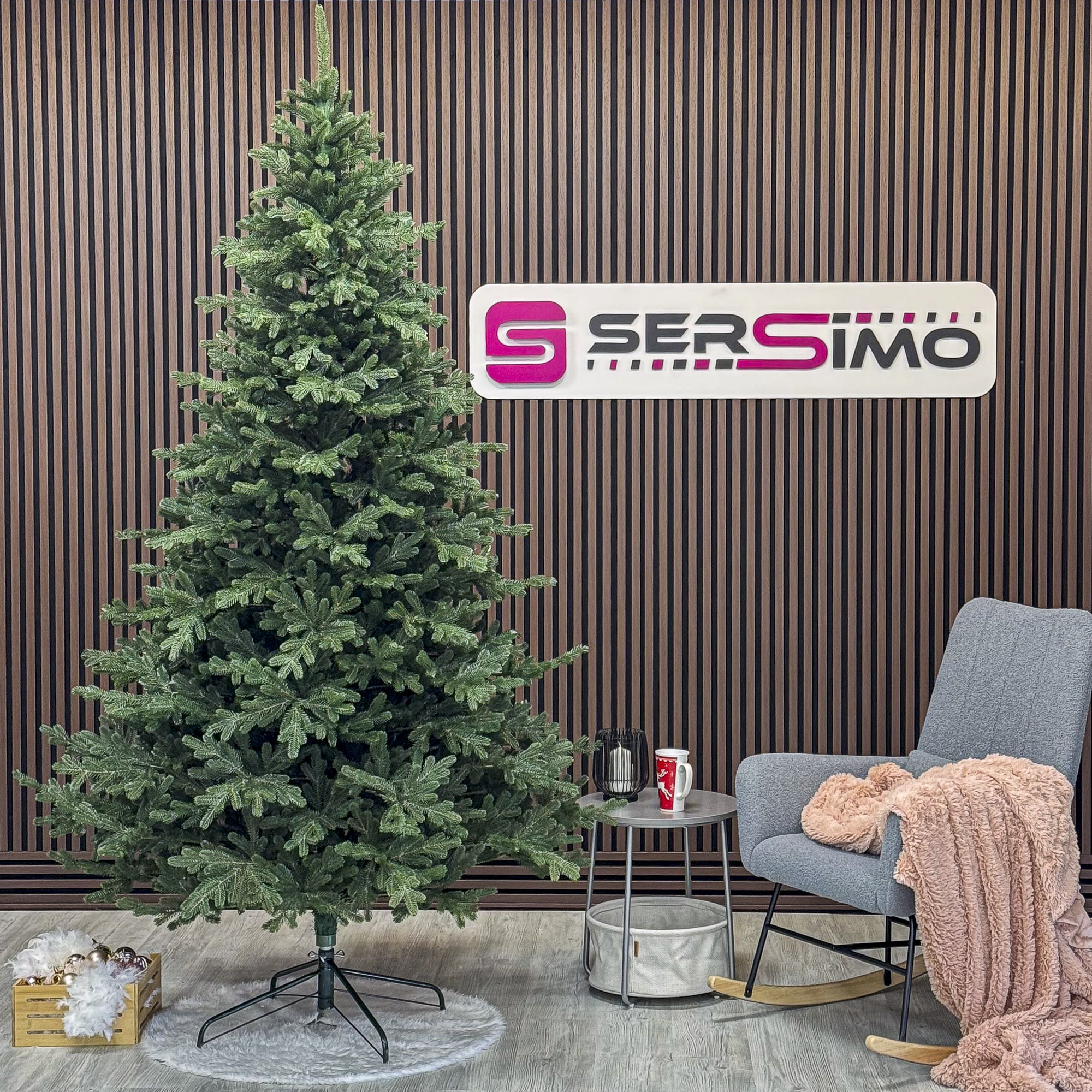 Brad artificial Christmas Deluxe by Sersimo, Viena Select, integral 3D, 300 cm [2]