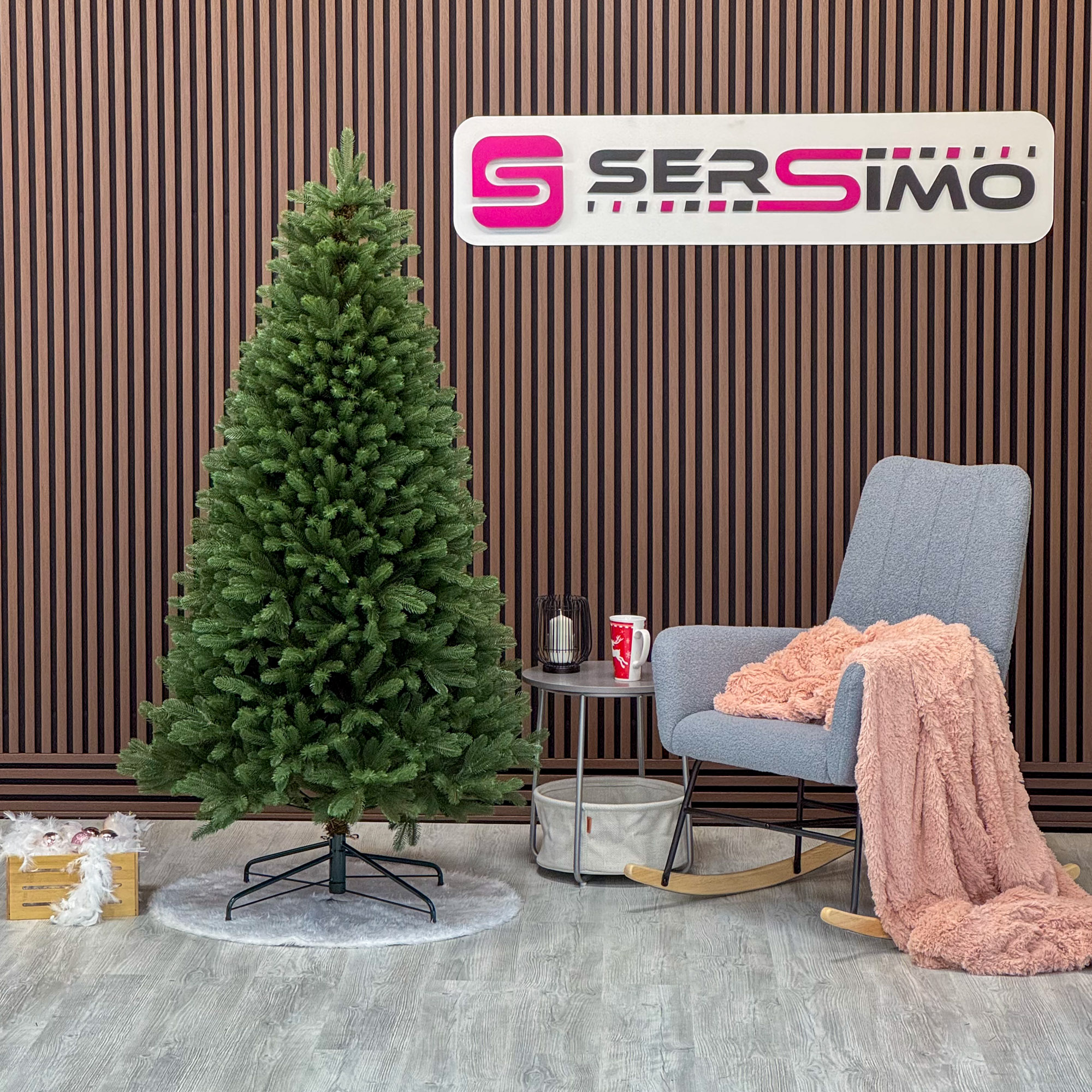 Brad artificial Sersimo, Viorisse Elite, verde, integral 3D, 190 cm [2]