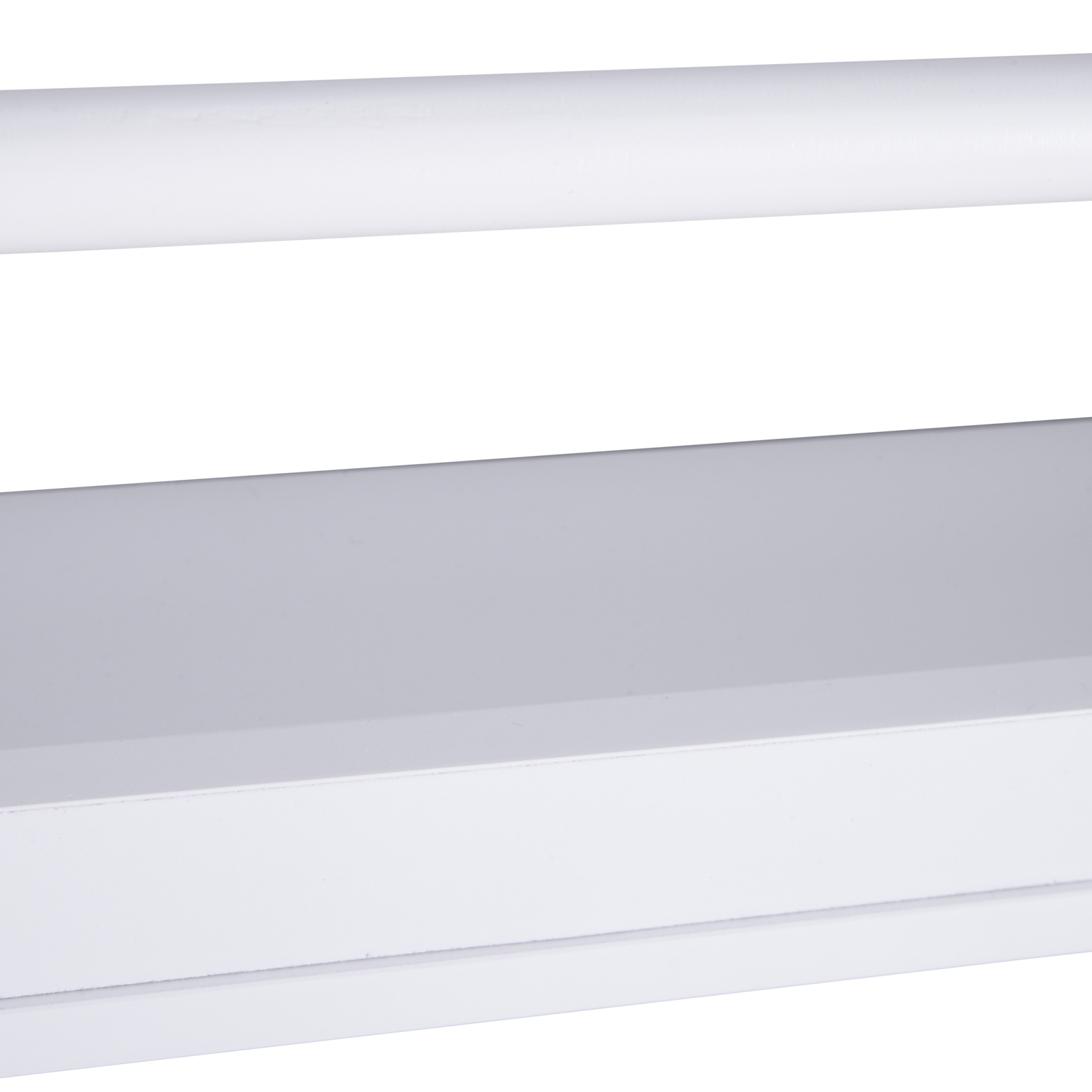  Etajera Perete - Biblioteca 4 Rafturi Lemn Alb [8]