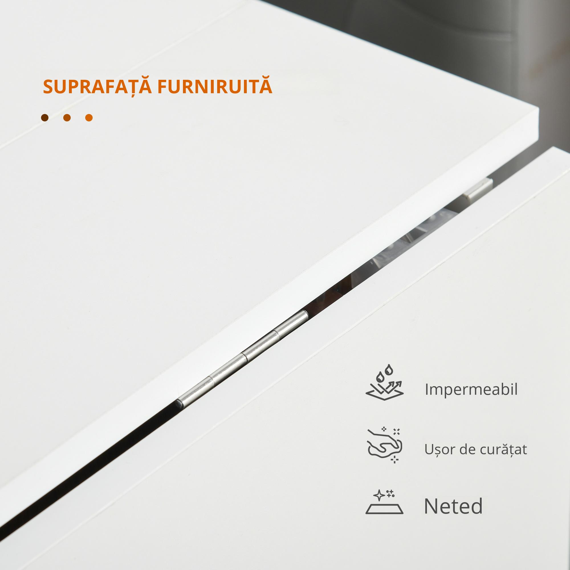  masa de pranz, pliabila cu roti, 120x80x73cm [4]