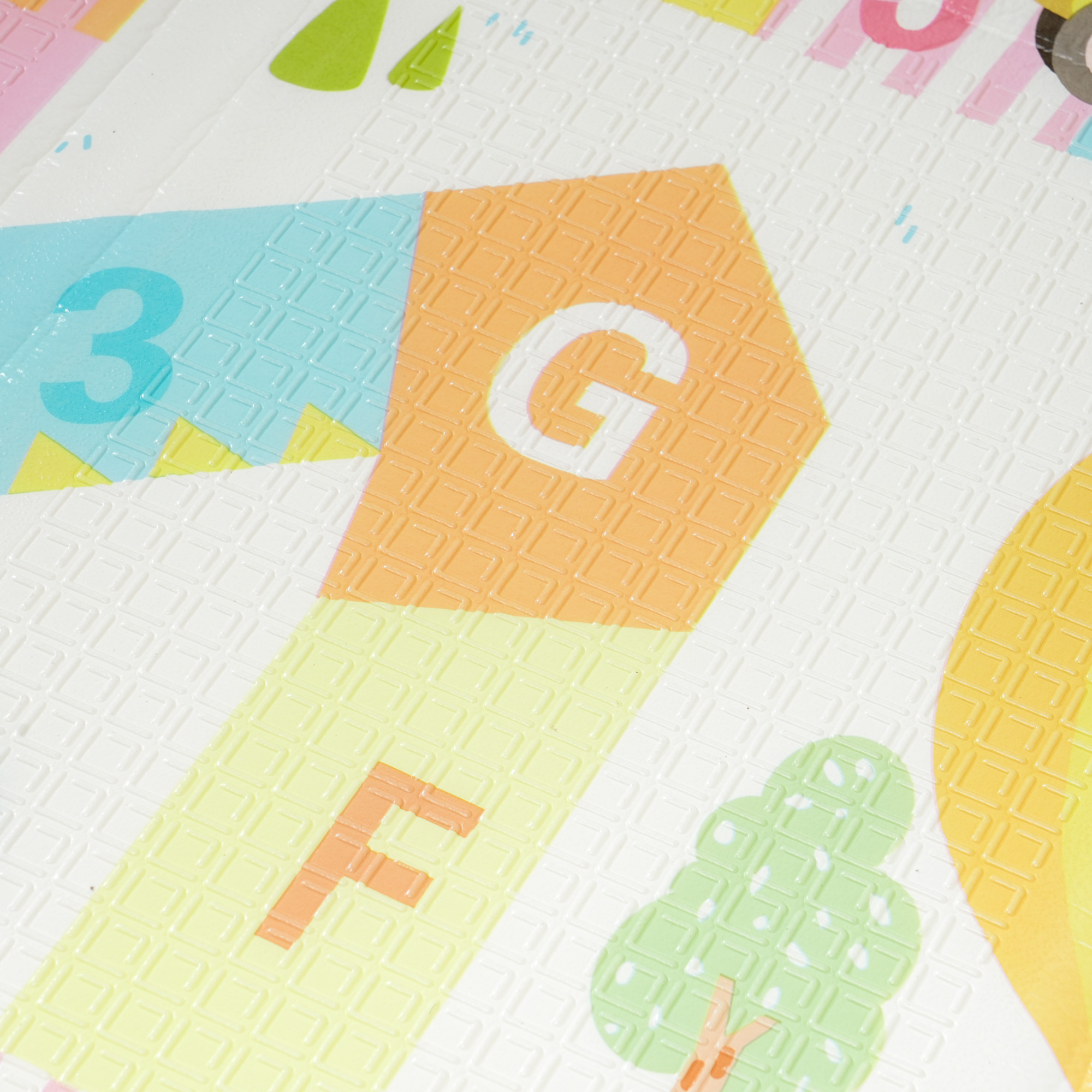  Covor pentru Copii cu Literele Alfabetului si Suprafata Impermeabila din XPE, Multicolor, 200x180x1.5 cm [8]