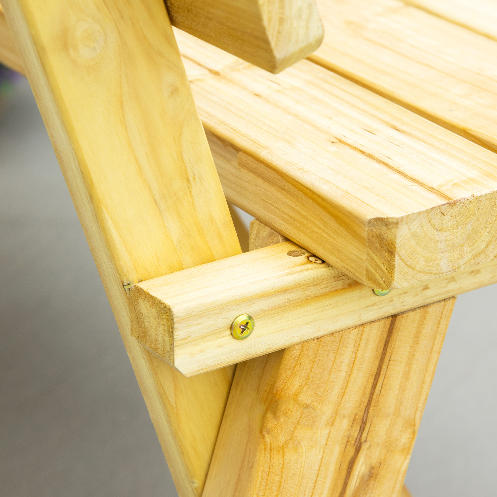  Banca pentru Exterior din Lemn, Banca 2 Locuri [7]