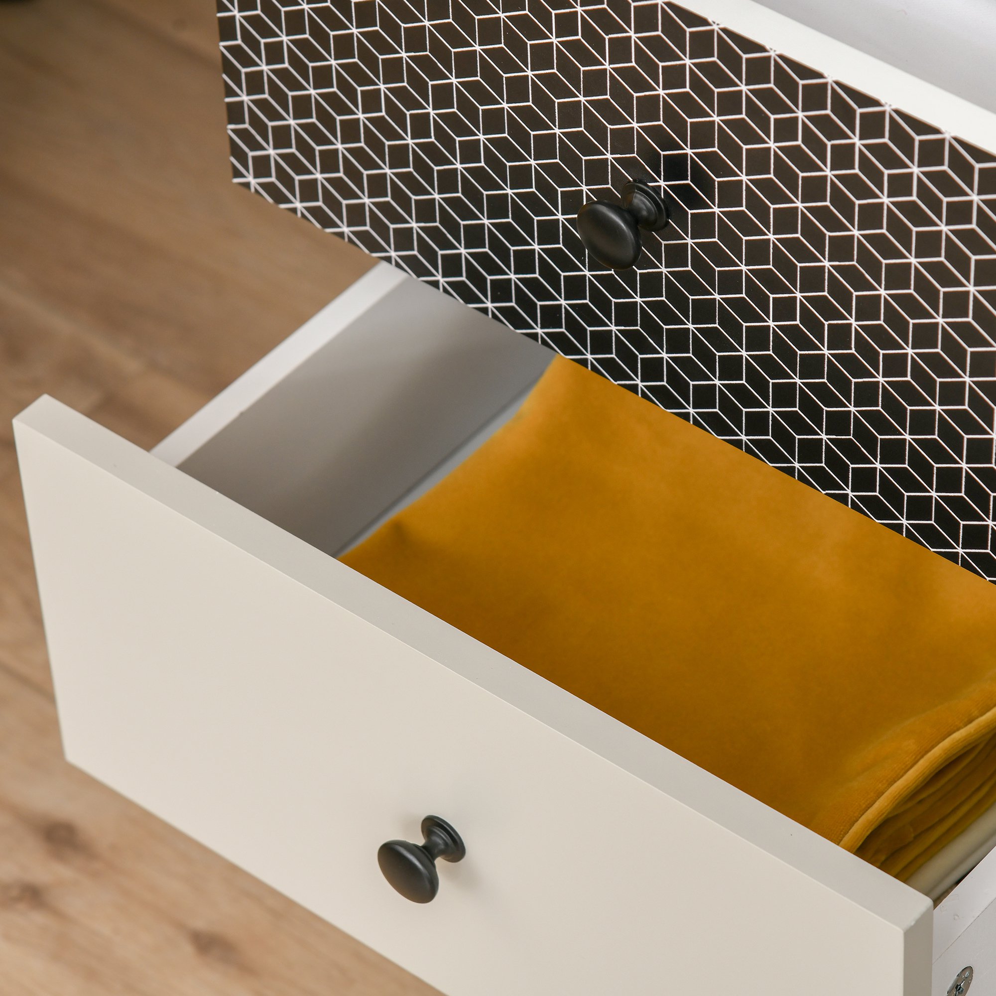  Mobila Comoda cu 5 sertare Mobilier modern pentru casa dimensiune 39.5x39.5x110 cm [7]