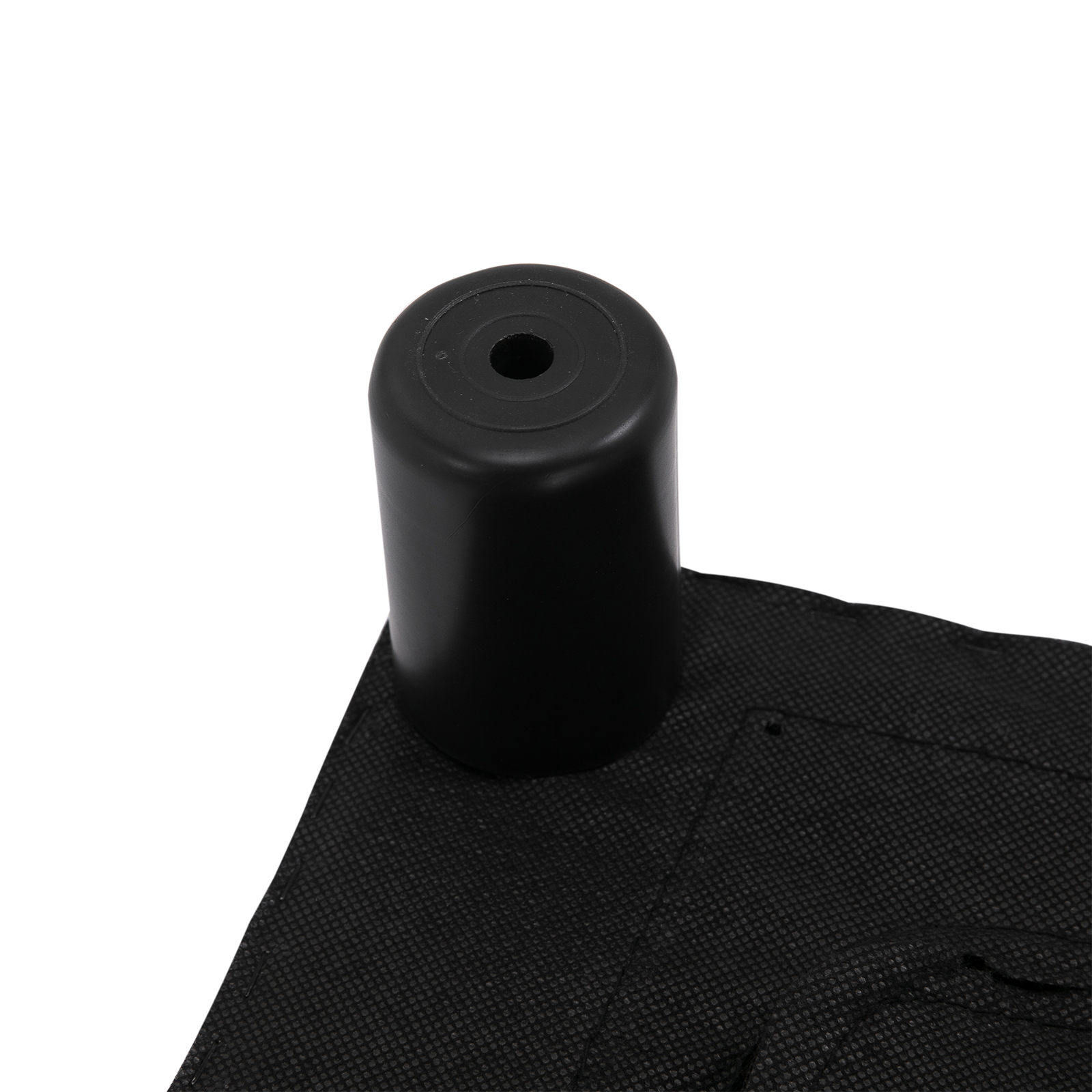 Taburet dreptunghiular  captusit si imbracat in piele artificiala alba [6]