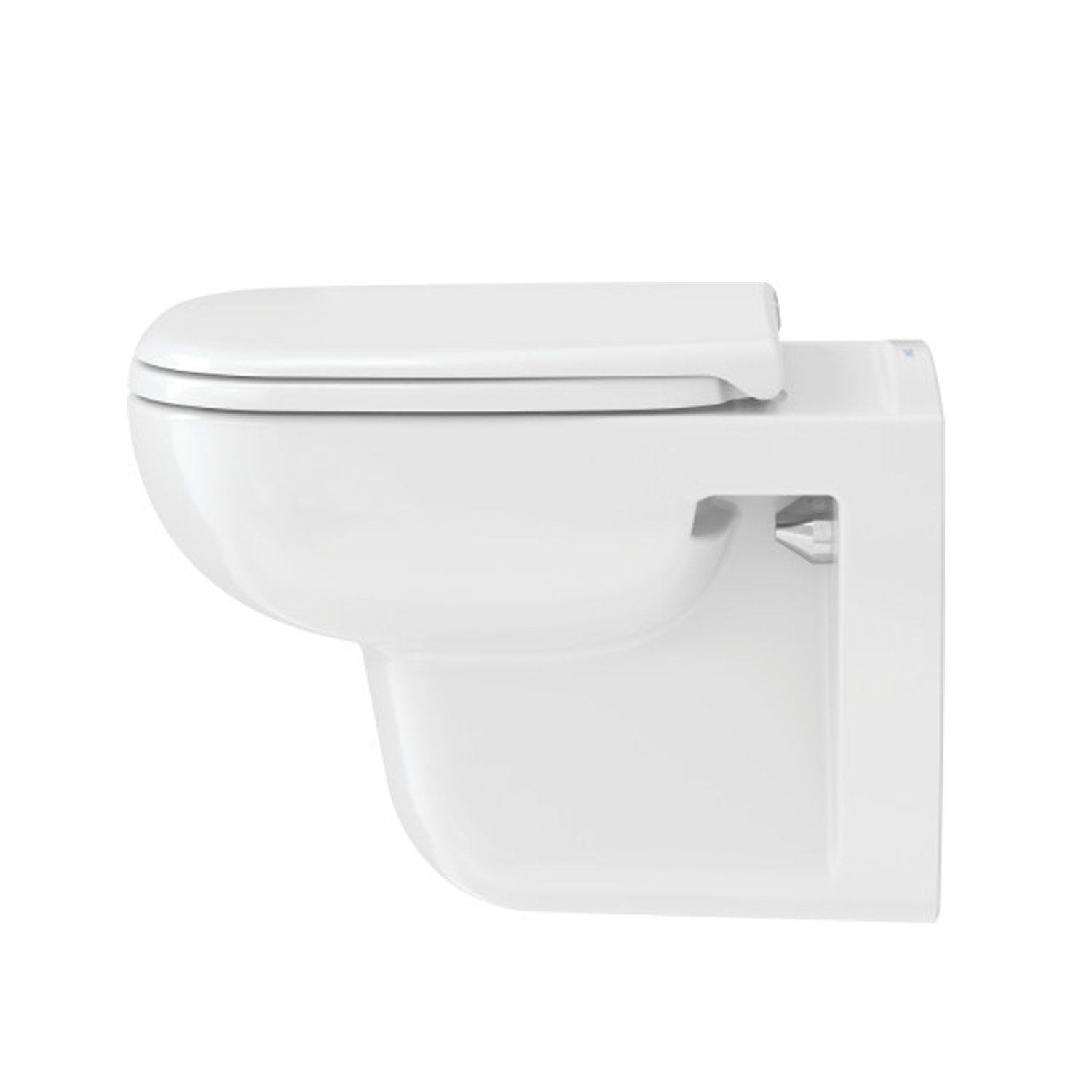 Vas WC Duravit 25700900002, D-Code, montaj suspendat, tip clatire jet de apa, tip evacuare orizontala, alb [3]