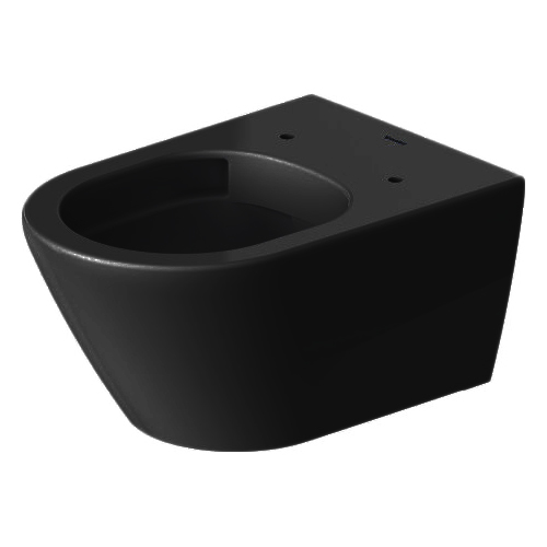 Baie - Vas WC Duravit 2577098900, D-Neo, montaj suspendat, tip clatire jet de apa, tip evacuare orizontala, antracit