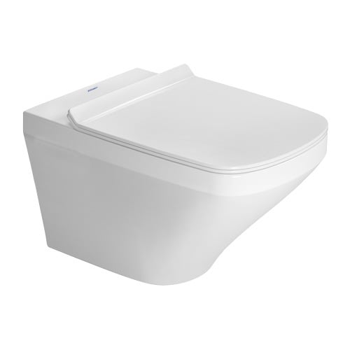 Baie - Set vas WC Duravit 45520900A1, DuraStyle, montaj suspendat, tip clatire jet de apa, tip evacuare orizontala, alb