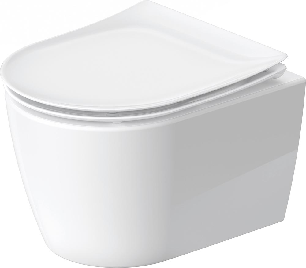 Baie - Vas WC Duravit 2590090000, Soleil by Starck, montaj suspendat, tip clatire jet de apa, tip evacuare orizontala, alb