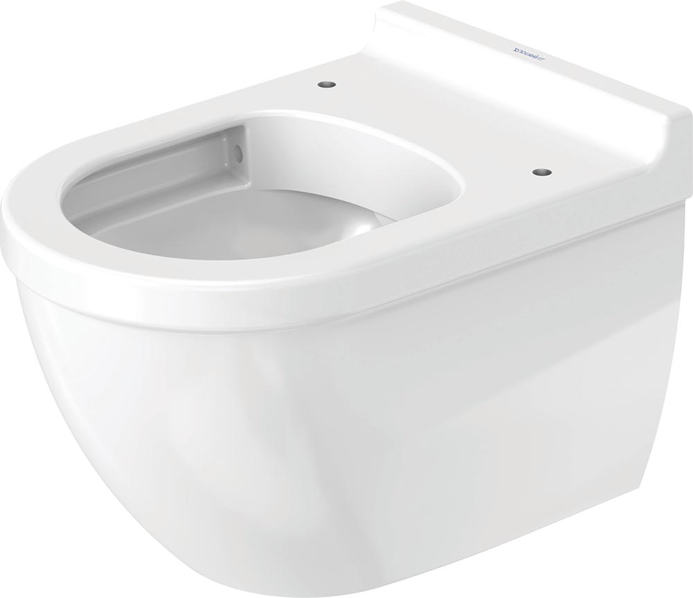 Baie - Vas WC Duravit 2527090000, Starck 3, montaj suspendat, tip clatire jet de apa, tip evacuare orizontala, alb