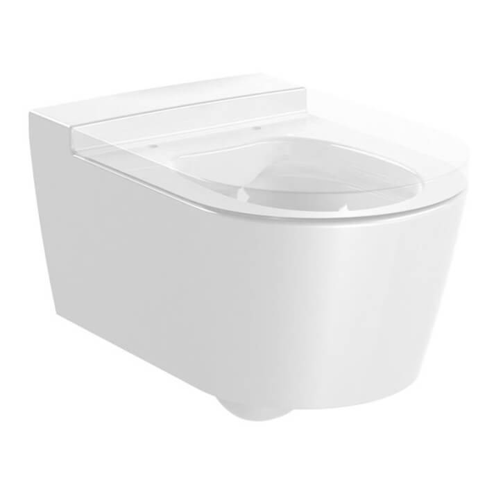 Baie - Vas WC Roca A346527000, Inspira, montaj suspendat, tip clatire jet de apa, tip evacuare orizontala, alb