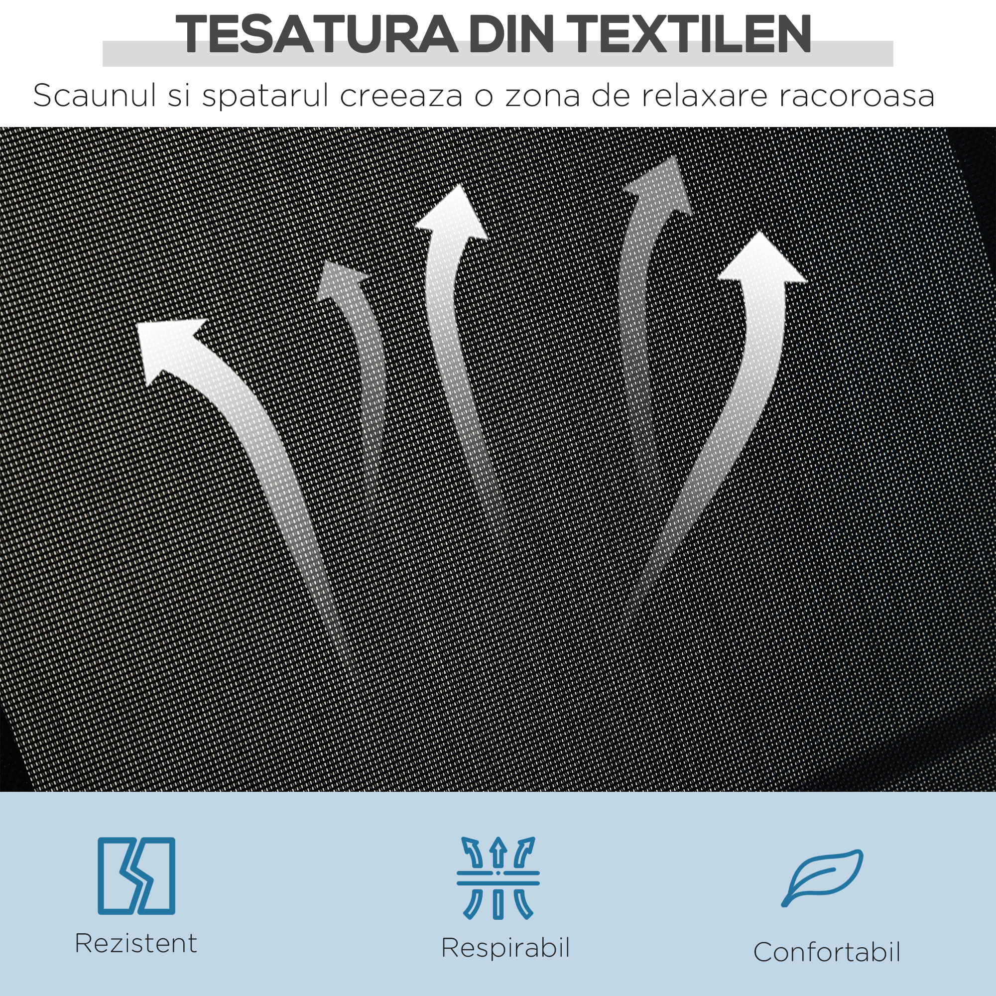  Balansoar de Gradina cu 3 Locuri din Metal Acoperis Copertina Detasabil [4]