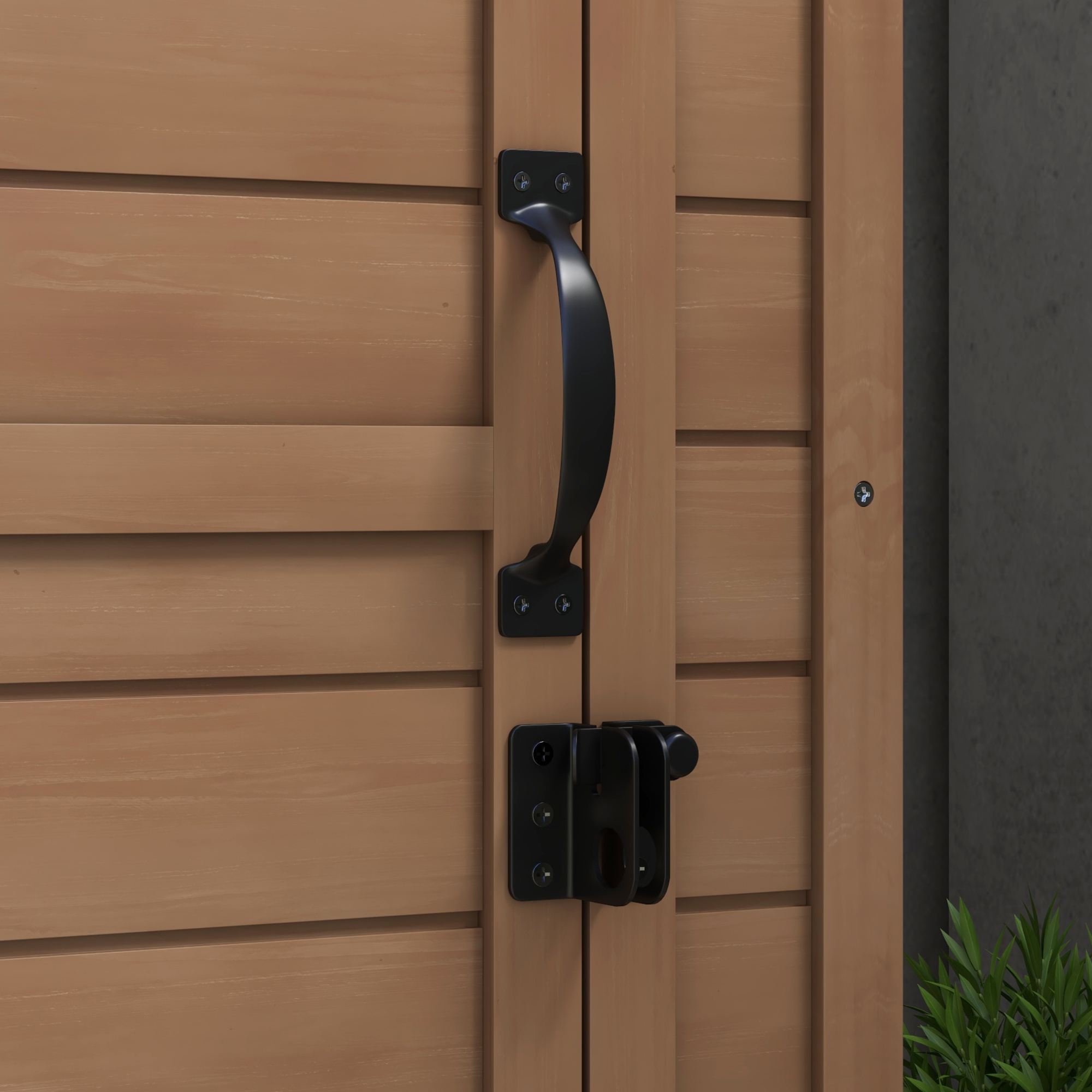  Dulapior de Depozitare in Aer Liber, sopron Mic din Lemn pentru Gradina [8]