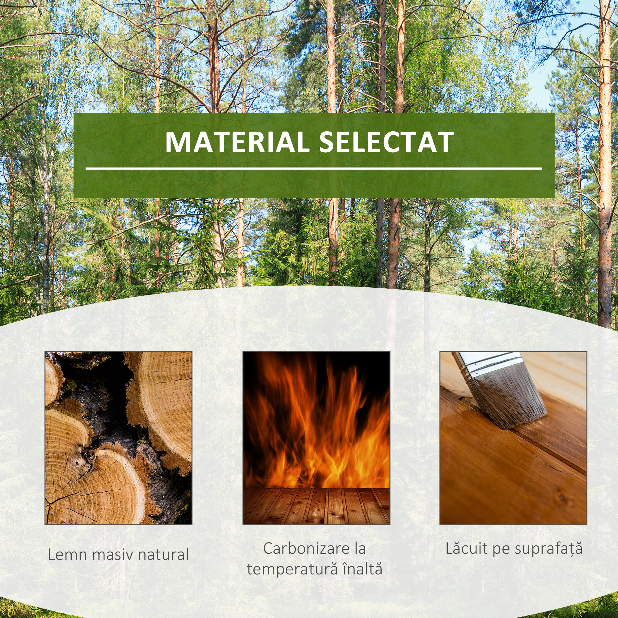  Etajera Suport Plante Asimetrica cu 6 Niveluri pentru Gradina si Casa, din Lemn, 95x28x96.5 cm [5]