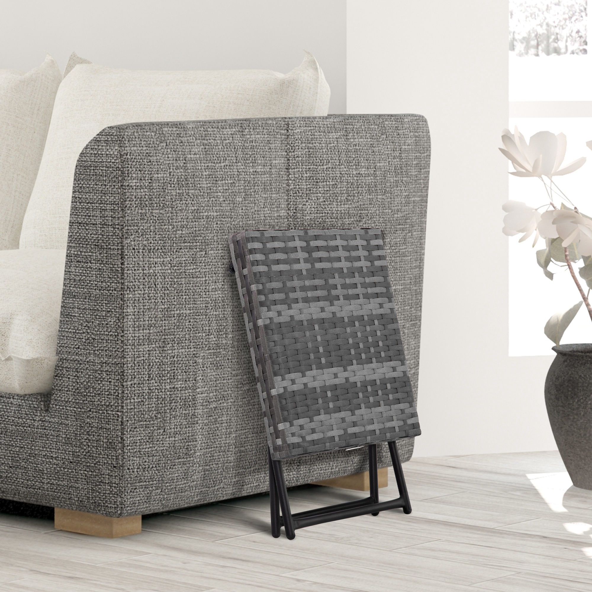  Masuta pentru Gradina Pliabila din Ratan Sintetic [7]