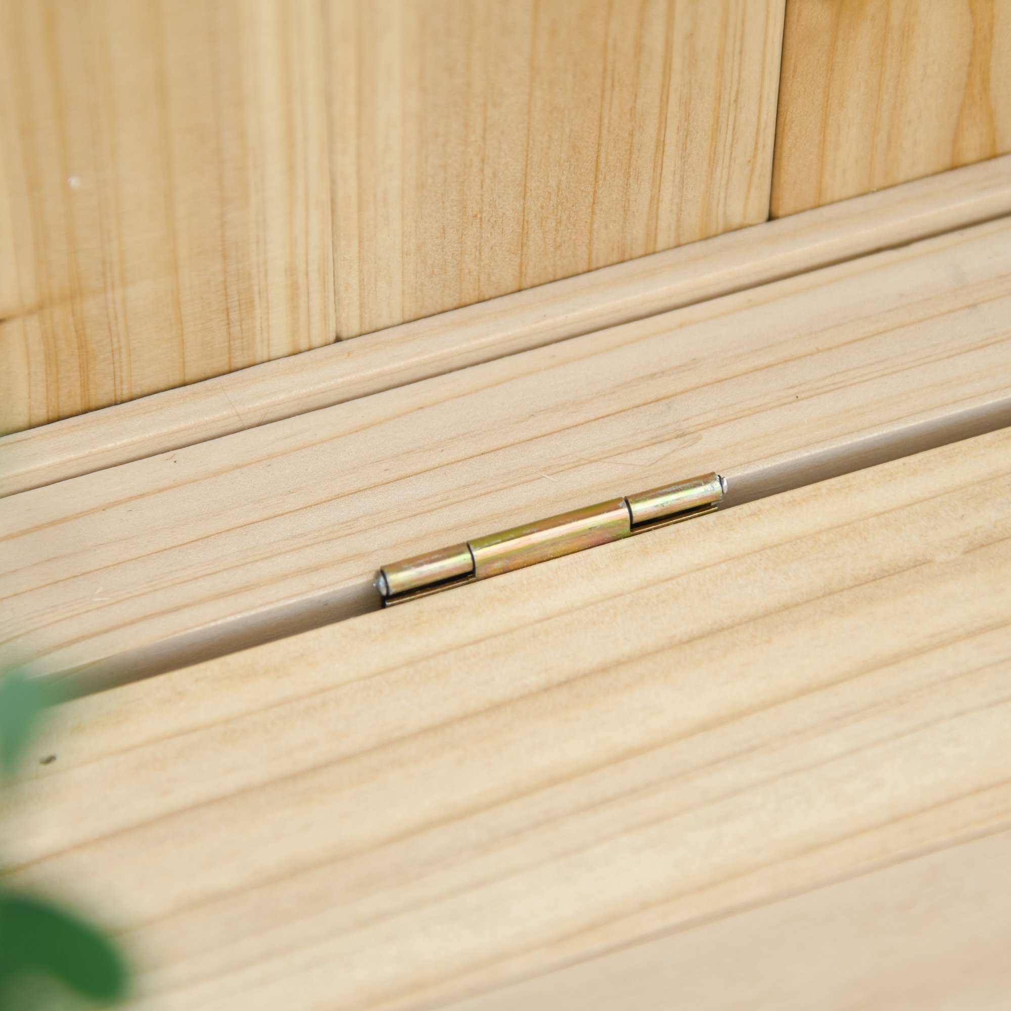  Cufar container pentru Extern din Lemn de Brad Natural cu Spatar [7]