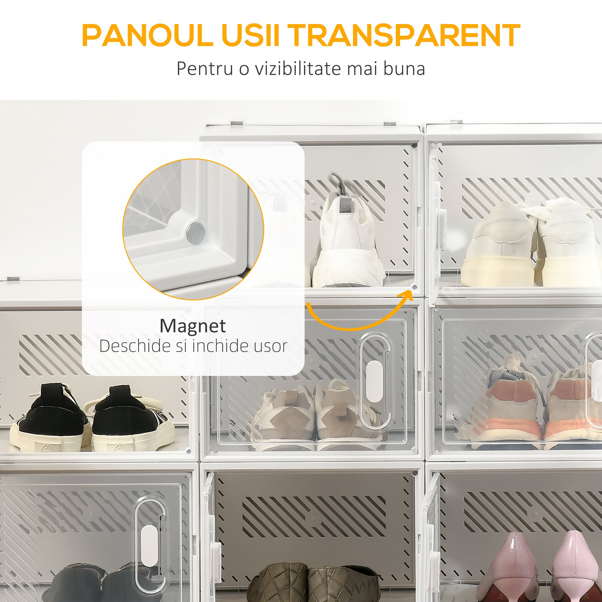  Dulap Pantofi Modular - 18 Cuburi cu Ventilatie [5]