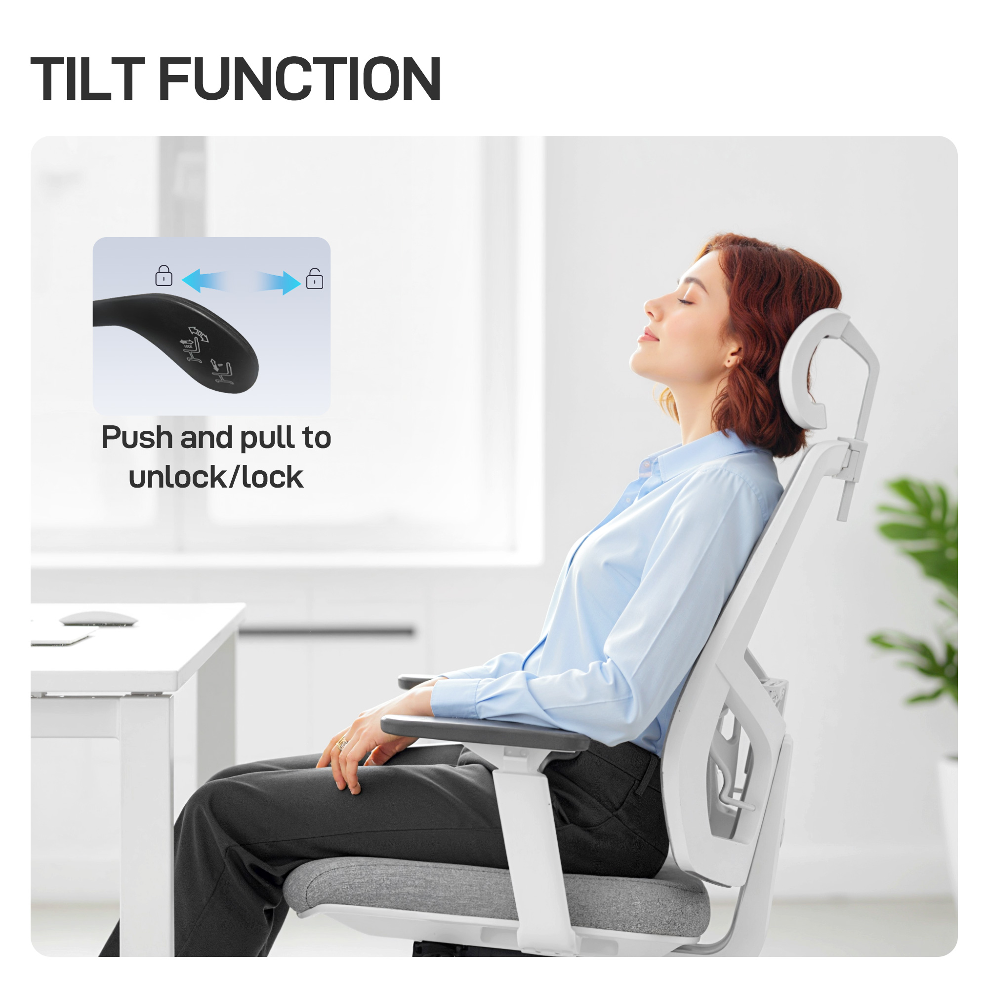  Scaun de Birou Ergonomic si Respirabil cu Suport Lombar Dinamic 4D, 64.5x62.5x112-122 cm, Multicolor [7]