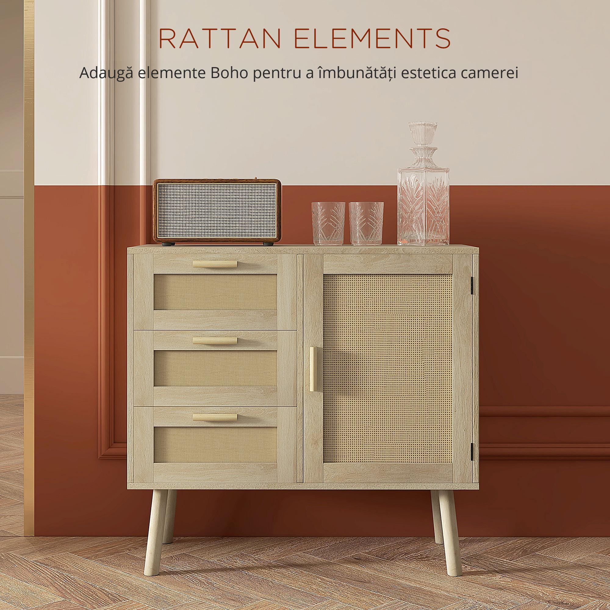  Dulap Depozitare Boho cu 3 Sertare [5]