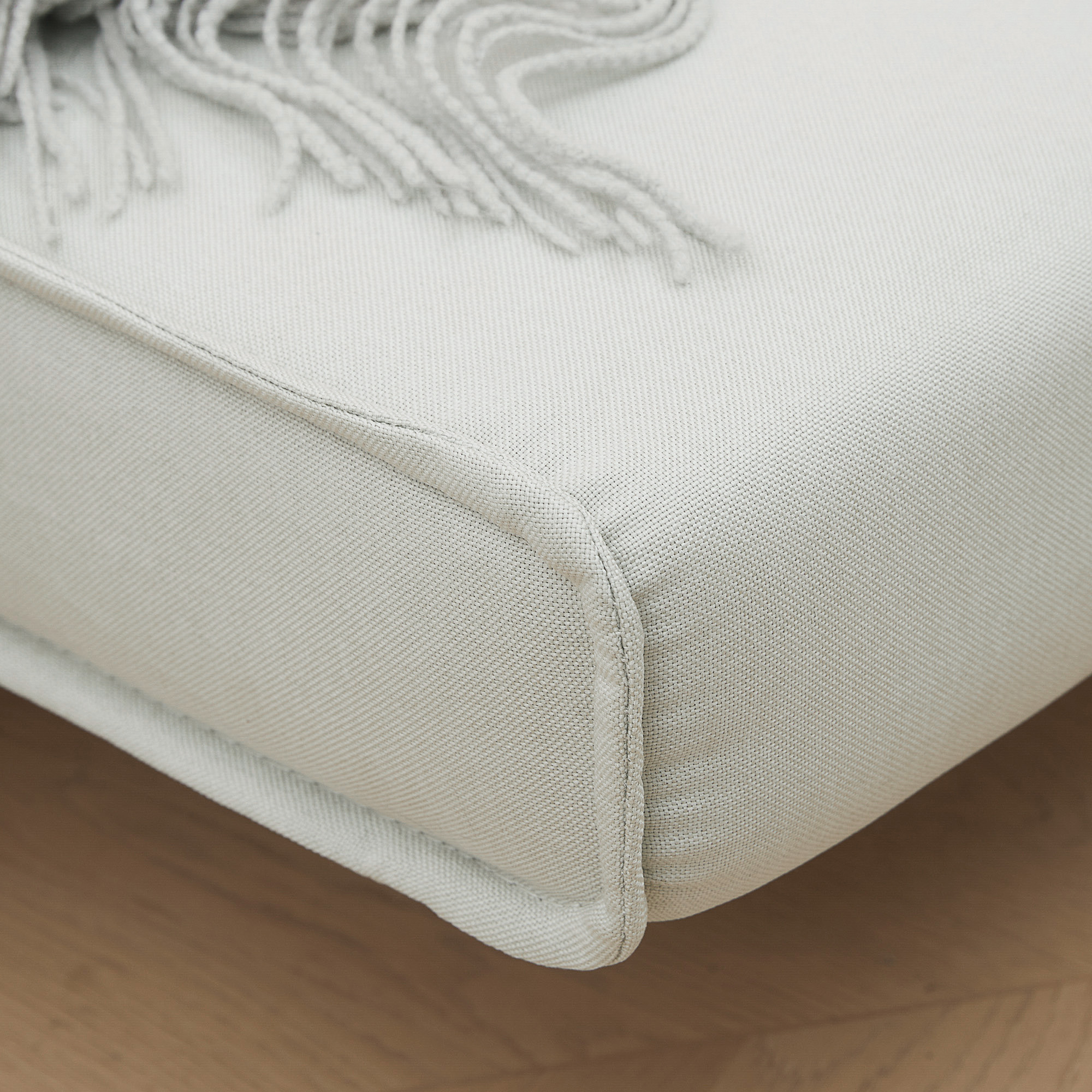  Fotoliu Pat 3 in 1 cu Spatar Rabatabil, Bej [7]