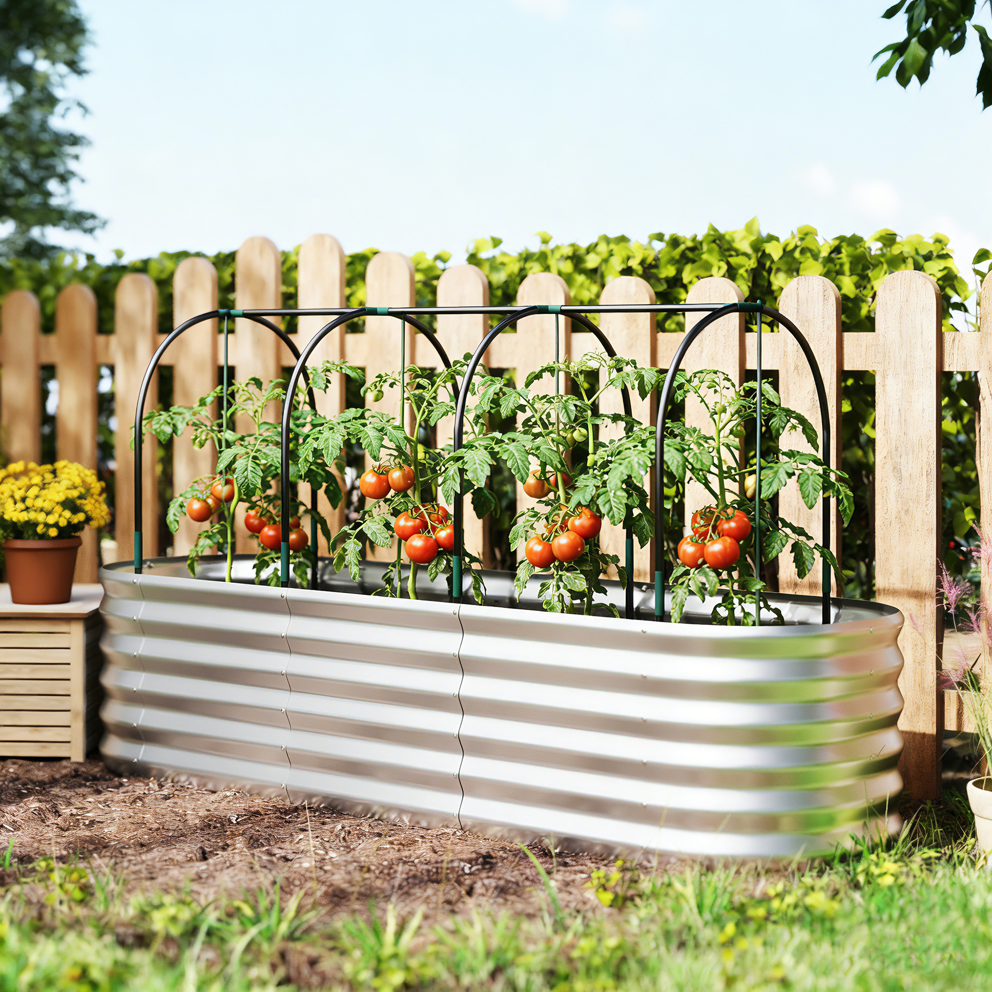  Strat inaltat de Gradina cu Sera si Jardiniera [8]