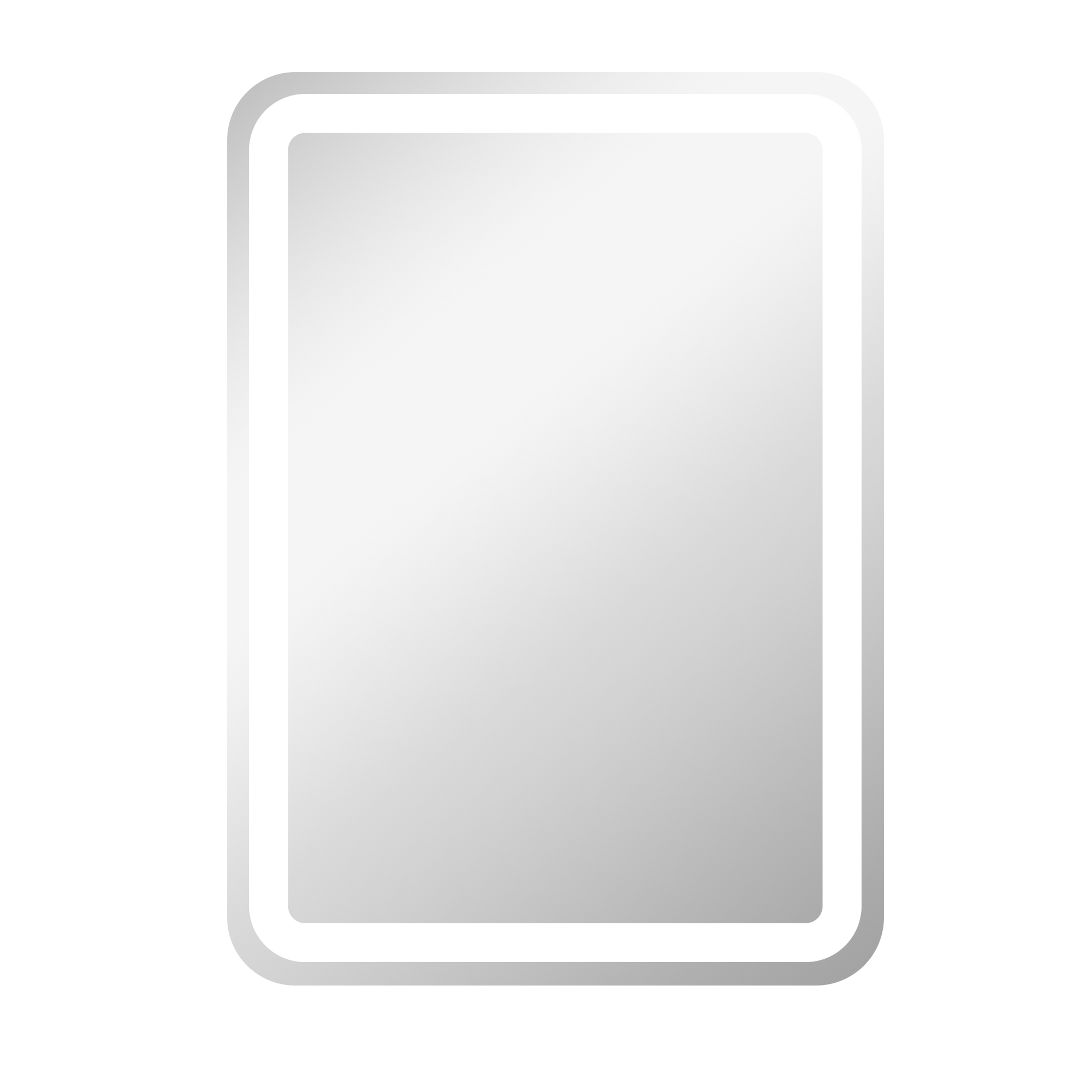 Baie -  Oglinda pentru baie cu lumini LED, 70 x 50 cm