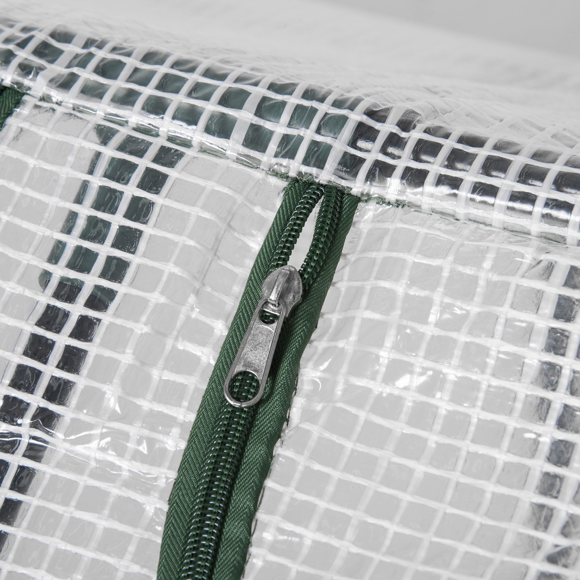  mini sera gradina cu 2 ferestre, 119x60x60cm, alba [8]