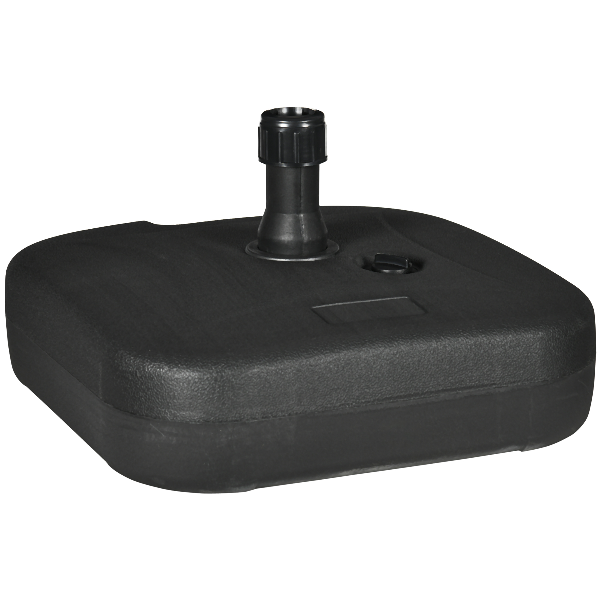 Umbrele -  Baza pentru Umbrela de Gradina de Umplut cu Apa si Nisip,HDPE, Negru, 46x45x26cm