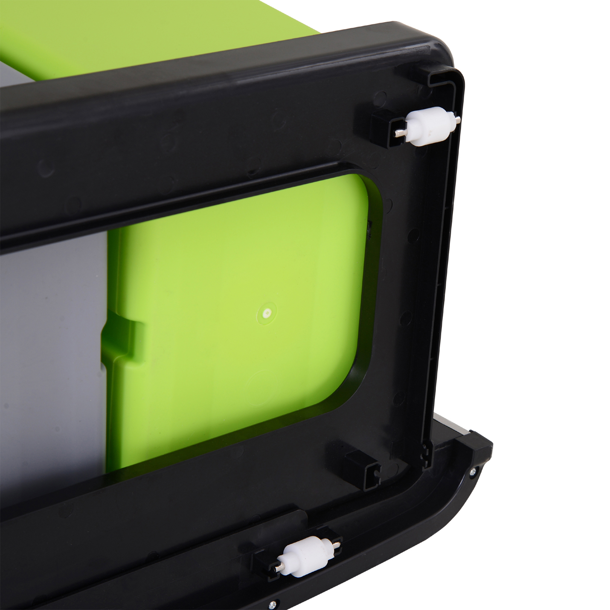  Cos Gunoi Inteligent 72 L - Inox, 3 Compartimente & Senzor [7]