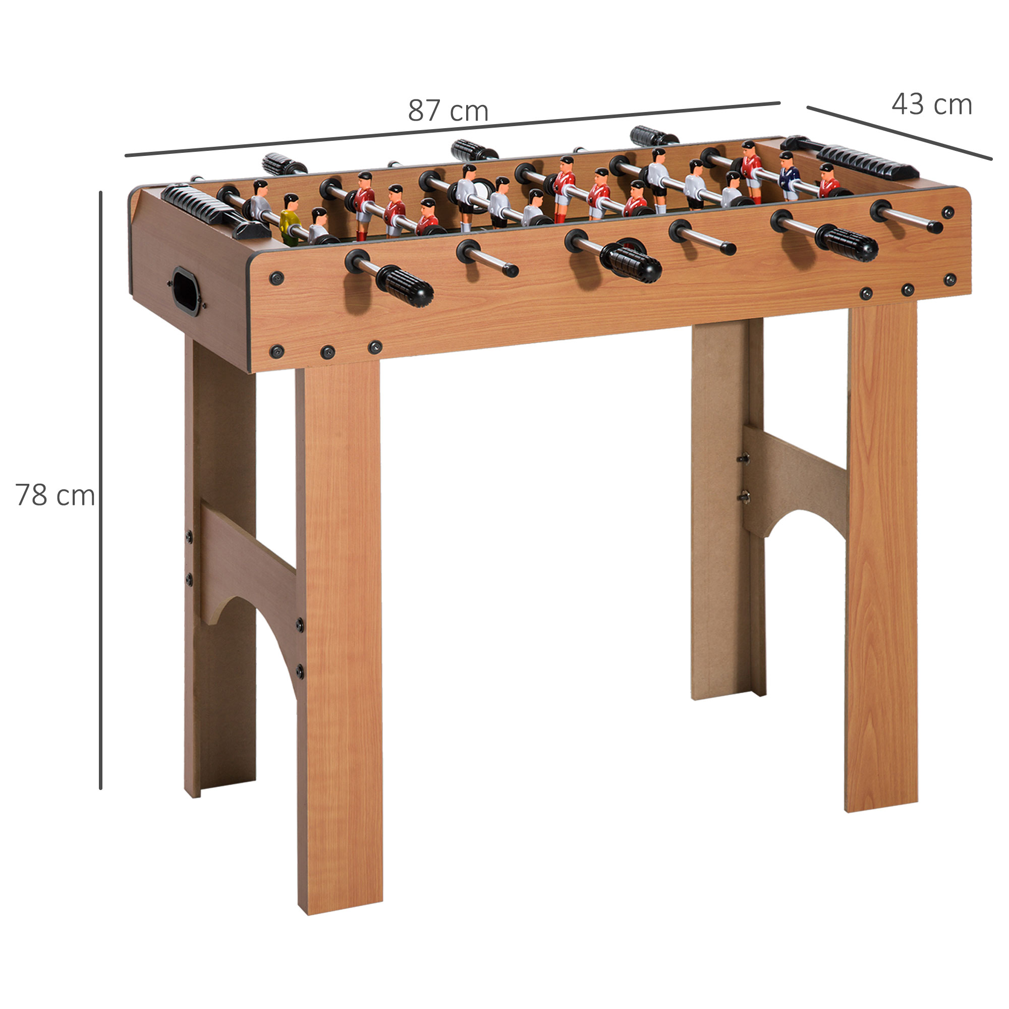  Masa de Foosball Profesionala in Lemn MDF, 87x 4 x78cm [2]