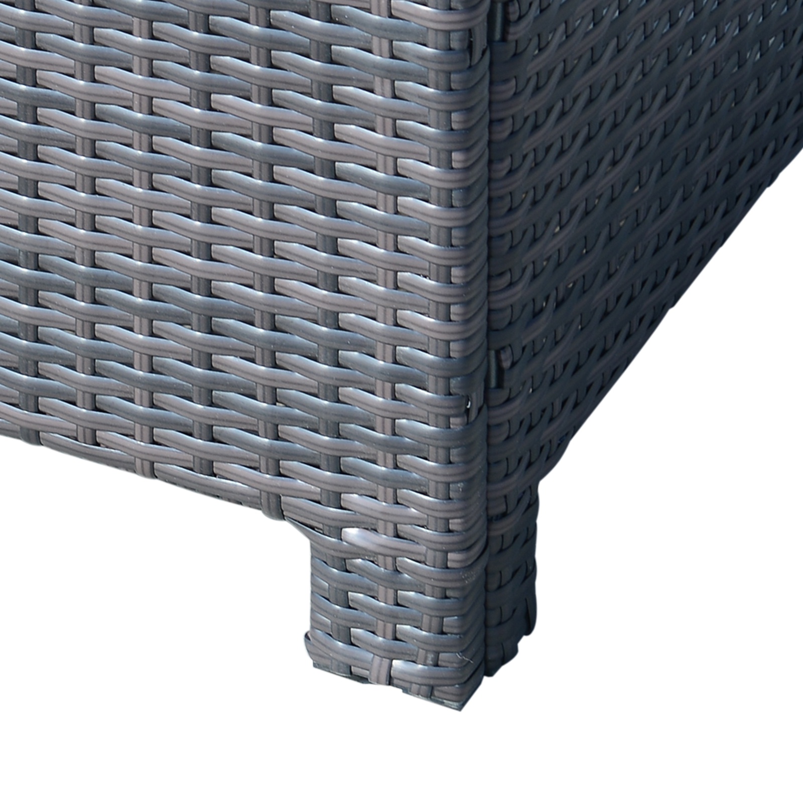  masuta exterior, sticla securizata, 85x50x39cm, maro [7]