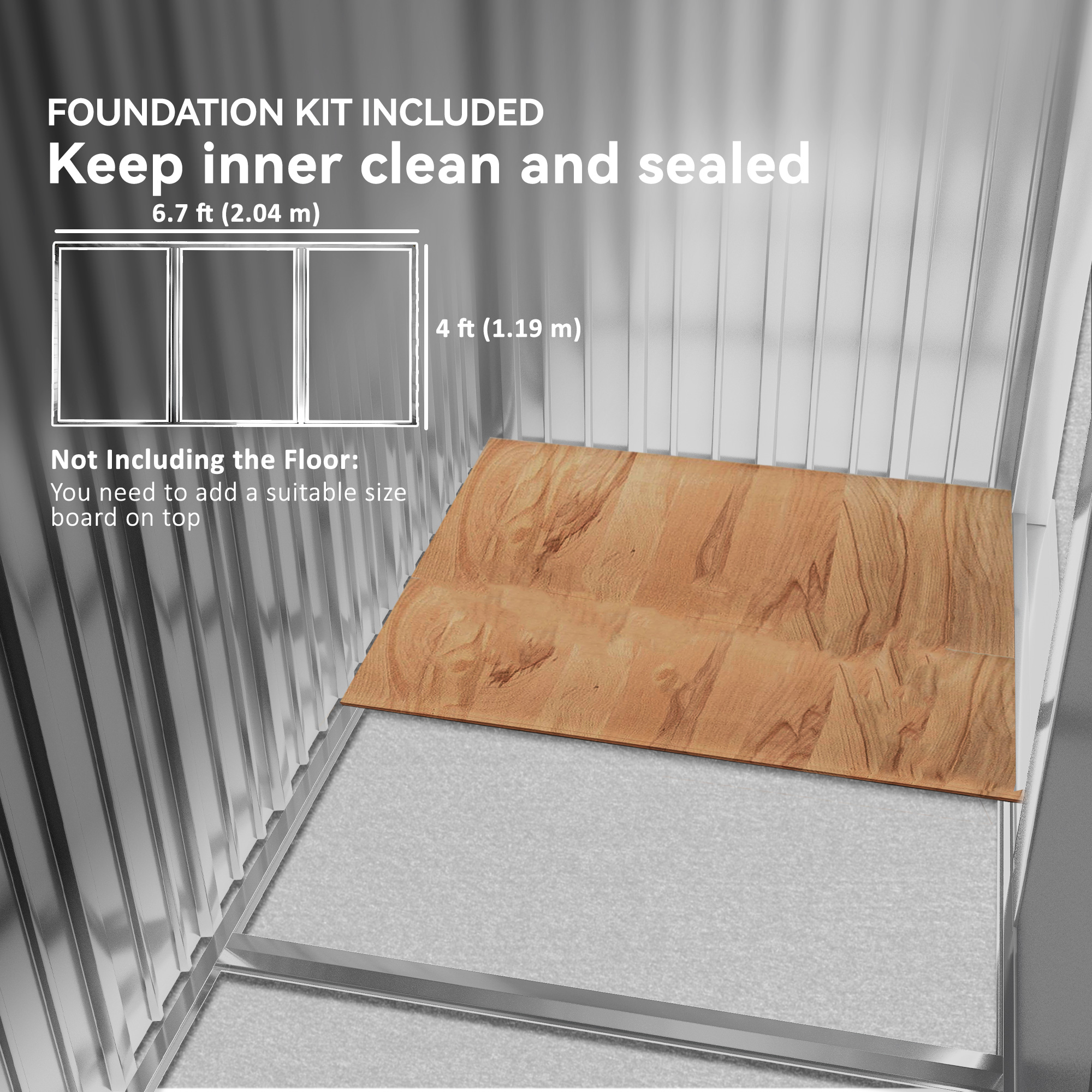  Magazie Gradina Metalica cu Orificii de Ventilatie si Usa Culisanta Dubla pentru Gradinarit si DIY, 213x130x185 cm, Maro [5]