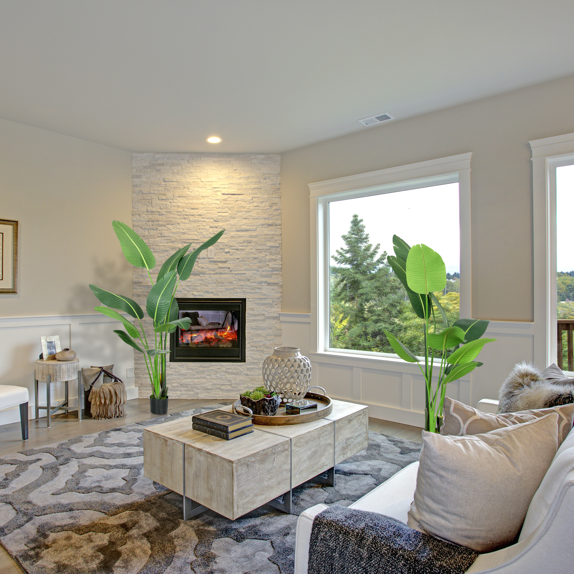  Palmierul Calatorilor Artificial Cu Ghiveci, 5m [3]