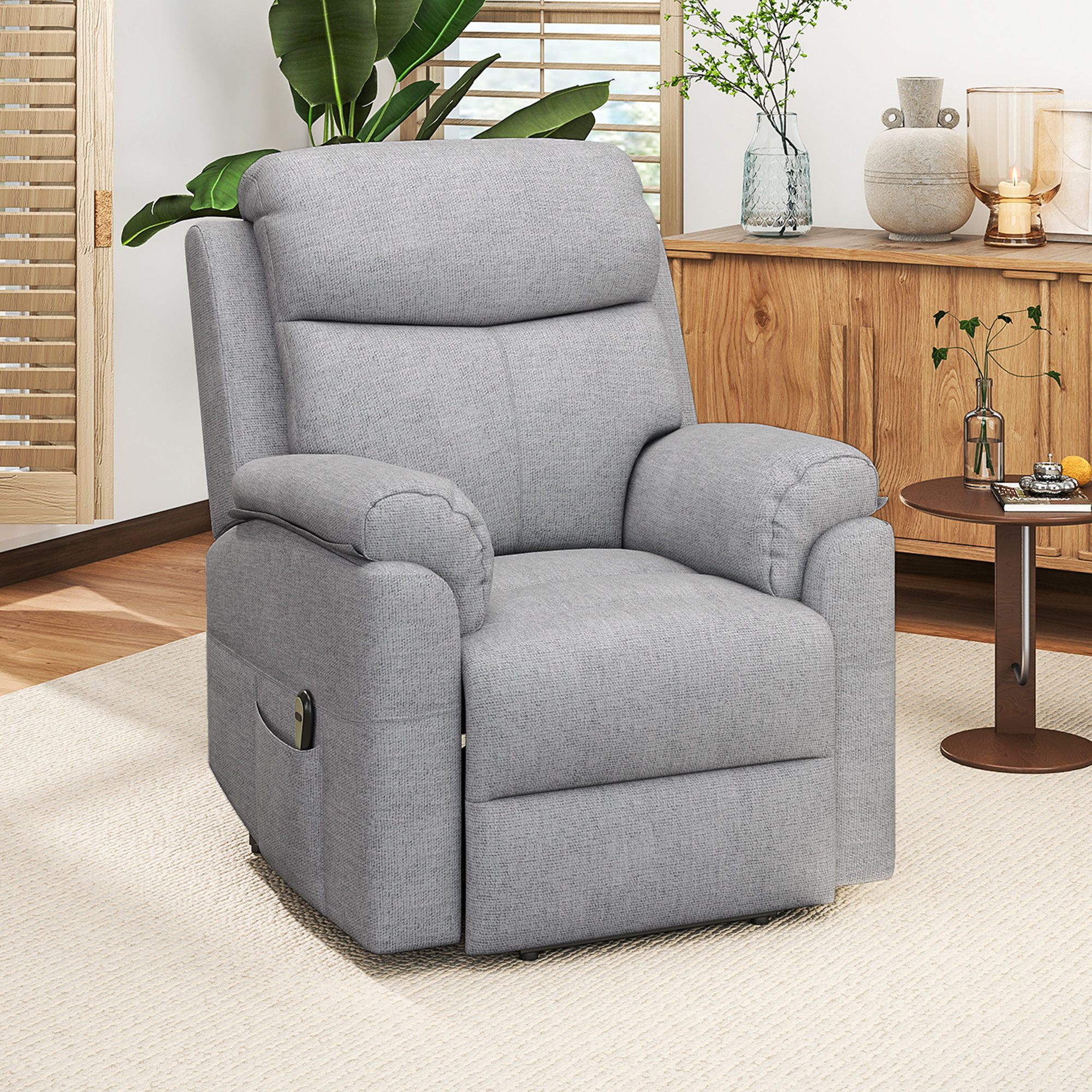  Fotoliu Ridicare Persoane cu Suport Picioare & Telecomanda [7]