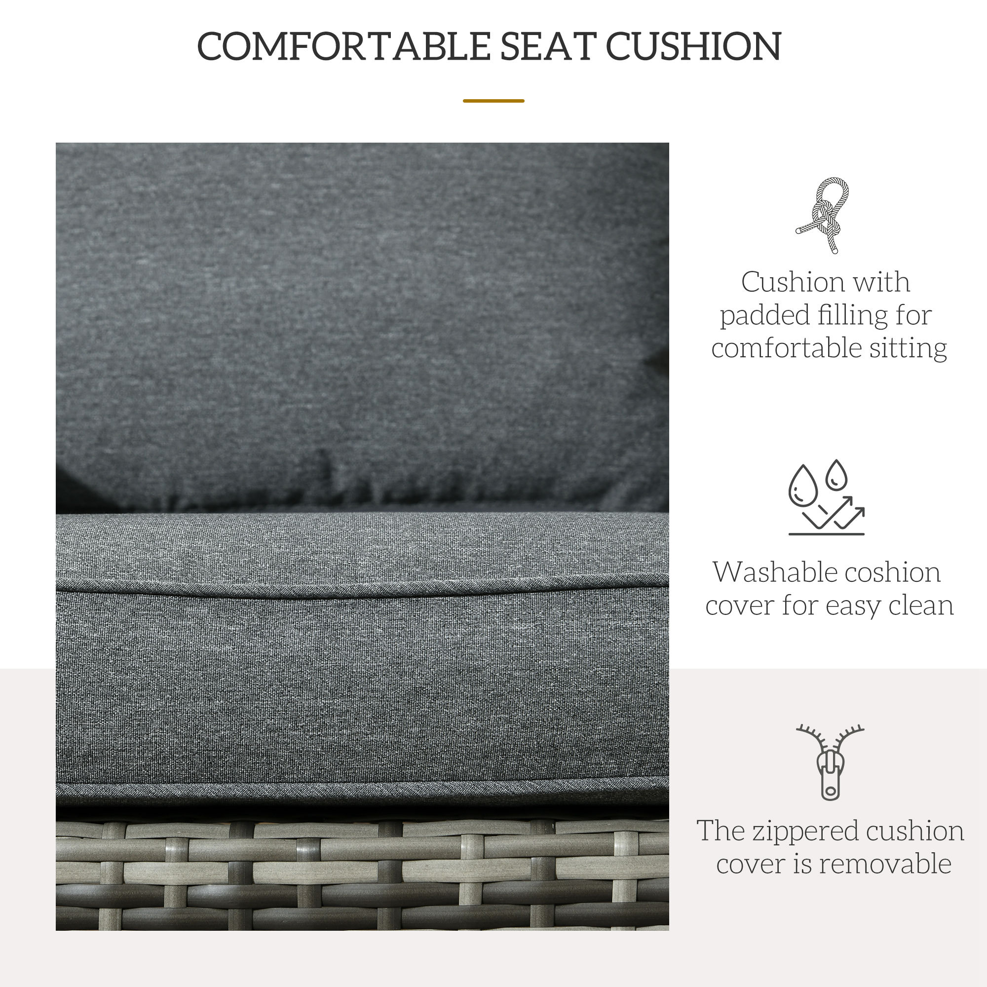  Scaun Rachita Adirondack pentru Gradina, Gri [5]