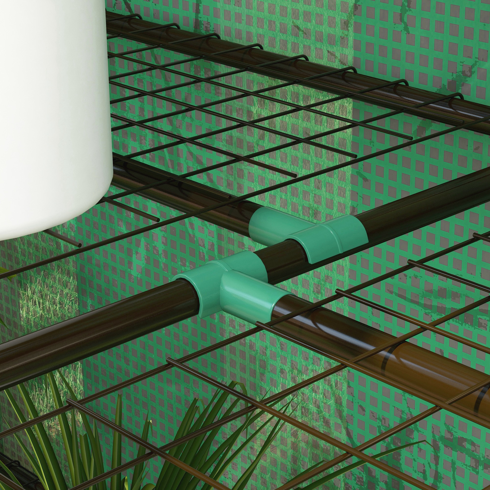  Sera de Gradina cu Copertina din PE, Sera cu Acoperis inclinat, 2 Usi Rulante si 6 Rafturi, 143x46x151cm, Verde [7]