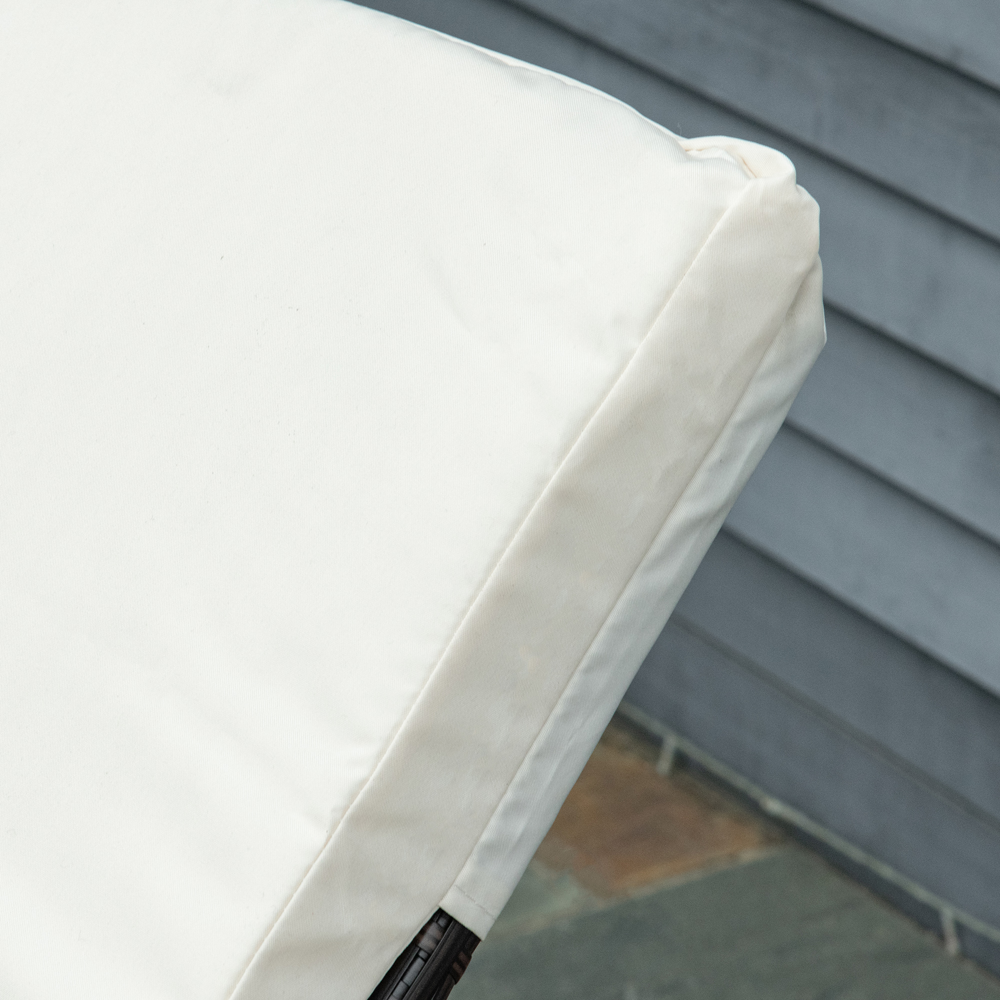  Sezlong pentru Plaja din Ratan PE cu Spatar Rabatabil in 5 Pozitii, 195x68x30cm, Maro [8]