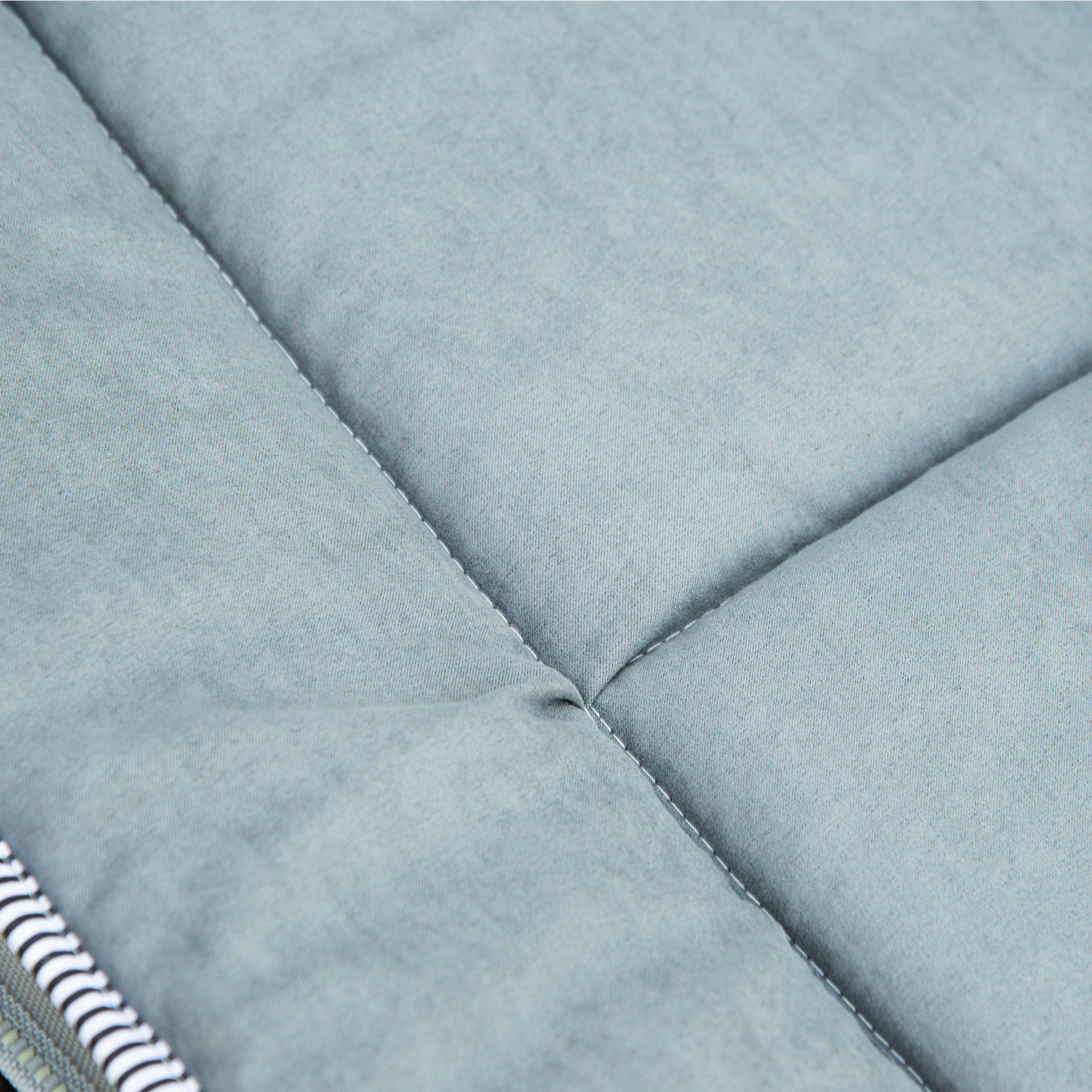  Pat Pliabil pentru Camping cu Buzunare de Depozitare si Geanta de Transport, Pat pentru Camping, 188x64.5x53 cm, Gri [7]