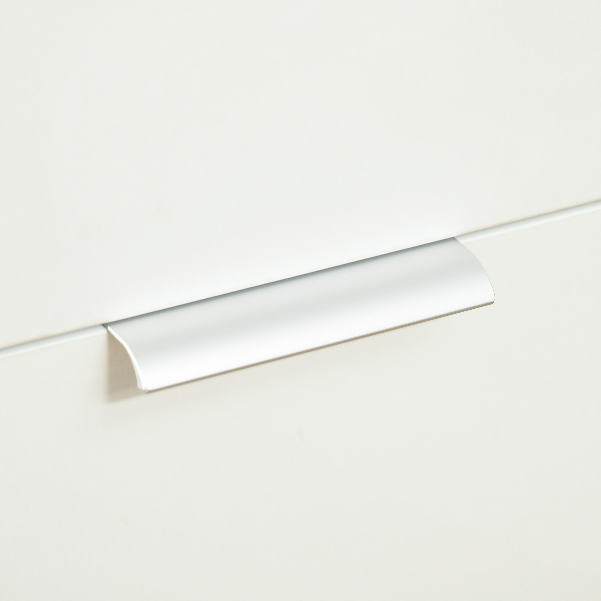  Comoda 4 Sertare Lucioasa Alb Dormitor [7]