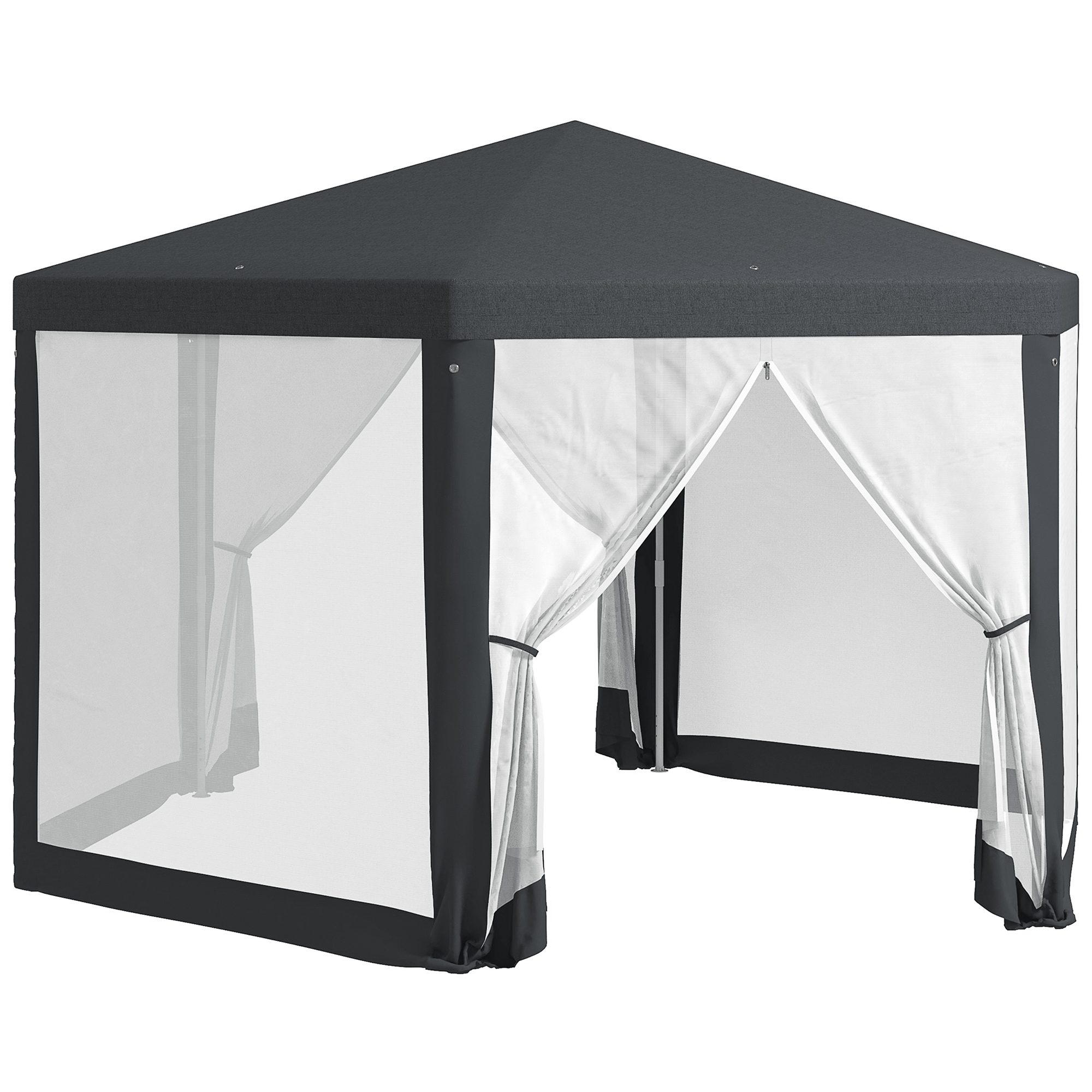 Gradina & balcon -  Pavilion 4x4 m de Gradina Hexagonal cu Pereti din Plasa
