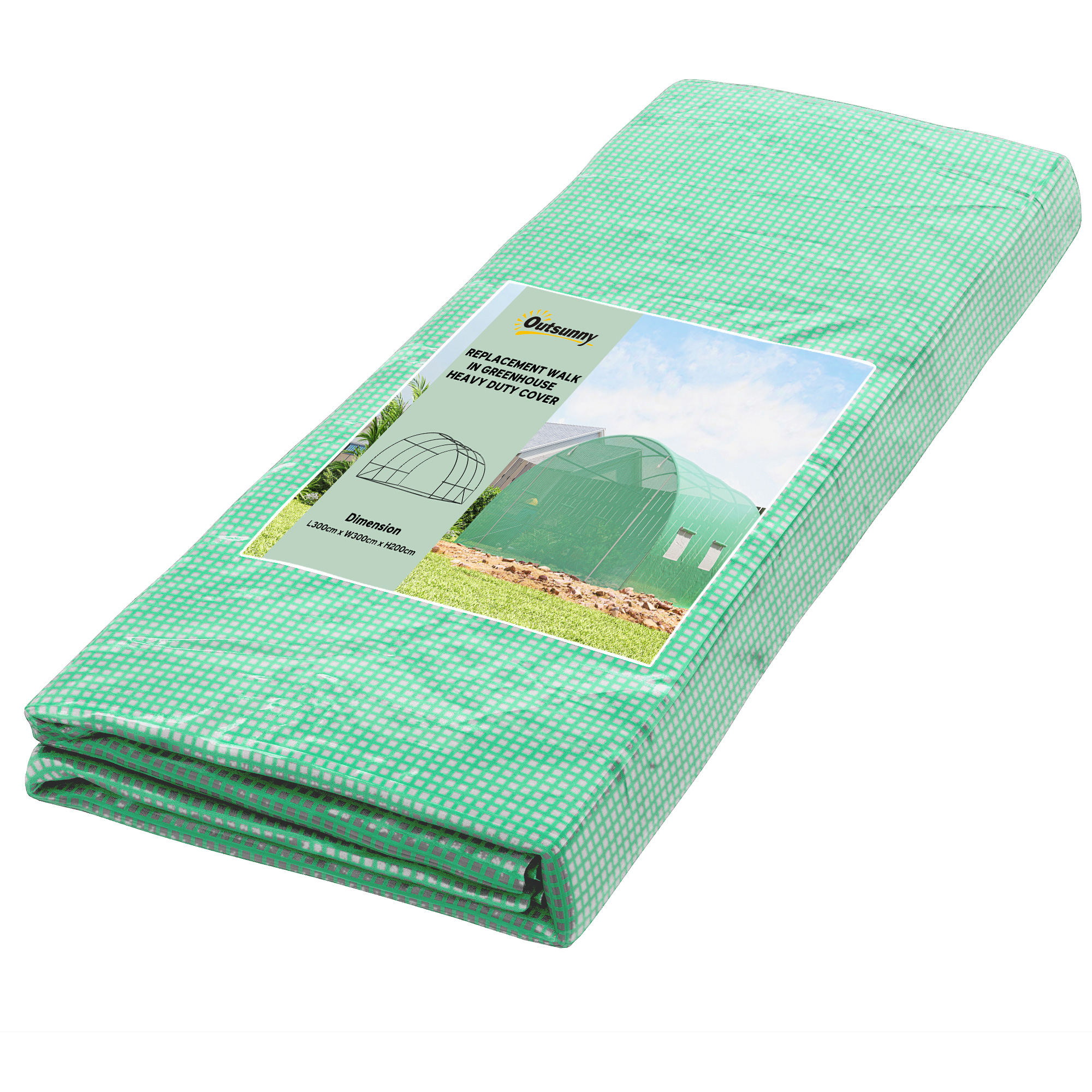 Gradina & balcon -  Prelata Sera 3×3×2 m - Cu 6 Ferestre, Usa Rulanta si Margini