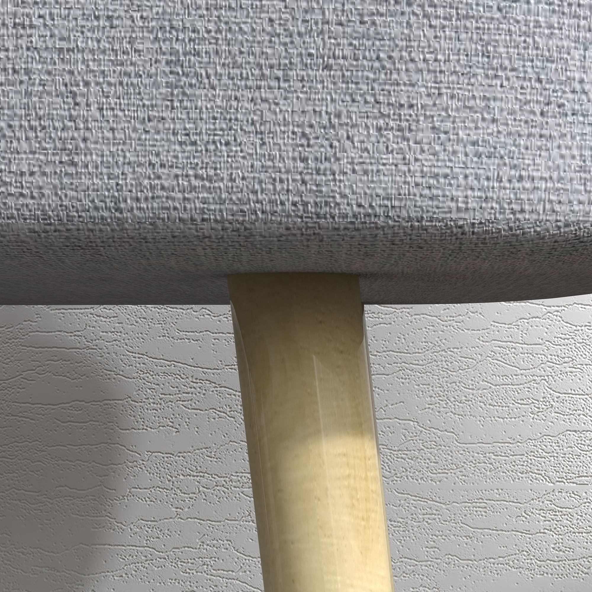  Banca de Capat de Pat, Banca Tapitata cu Butoni cu Picioare din Otel cu Granulatie din Lemn, Banca Tapitata cu Aspect Textil pentru Dormitor, Camera de Zi, Hol, Gri [8]