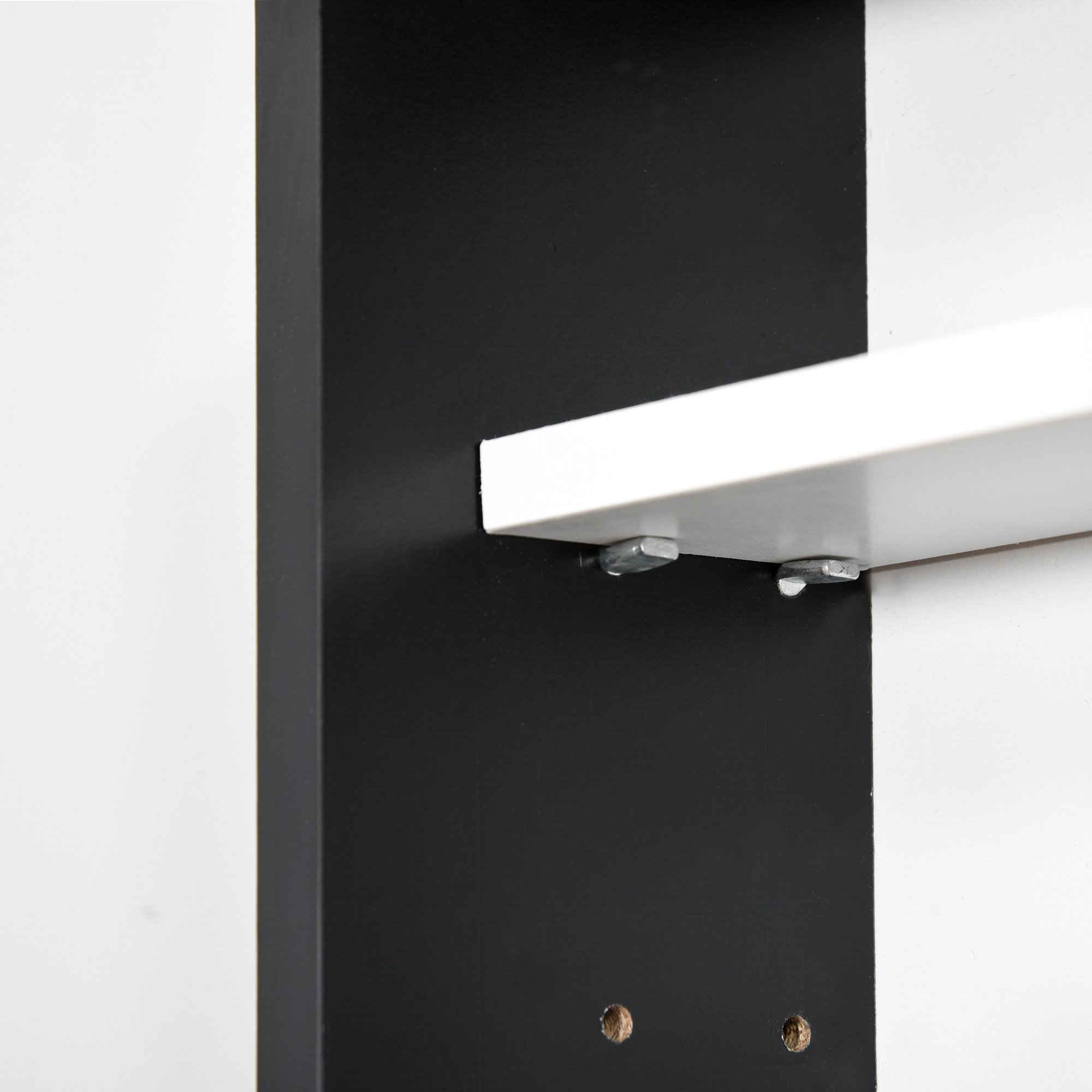  Panou pentru Colectionari - 5 Etajere, Polite Reglabile Negru [7]