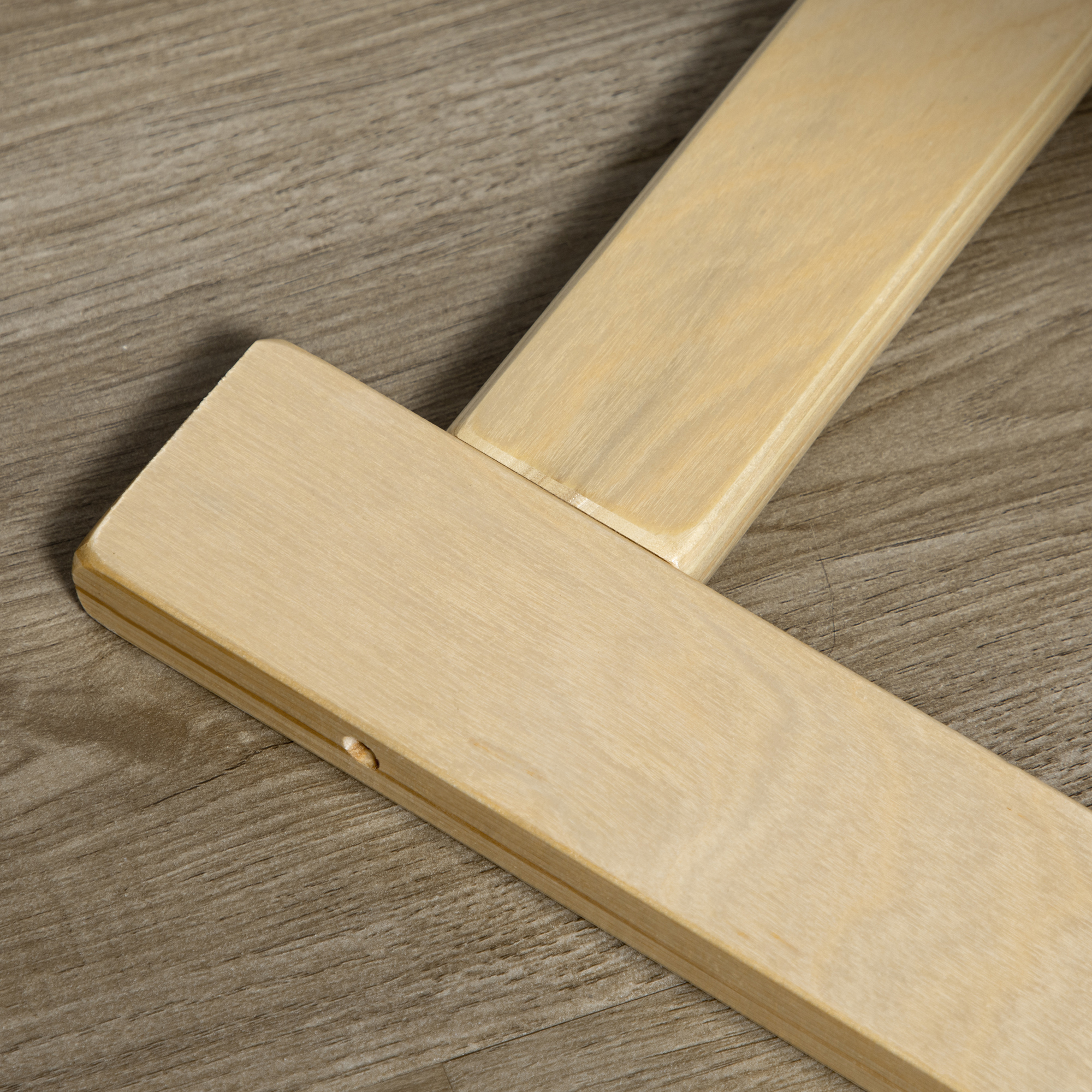  Fotoliu Relax cu Suport pentru Picioare, 5 Niveluri si Tetiera din Lemn de Mesteacan si tesatura, Gri [8]