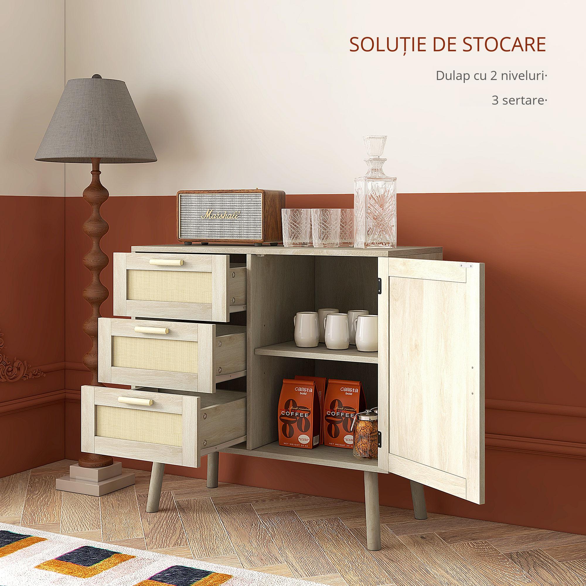  Dulap Depozitare Boho cu 3 Sertare [4]