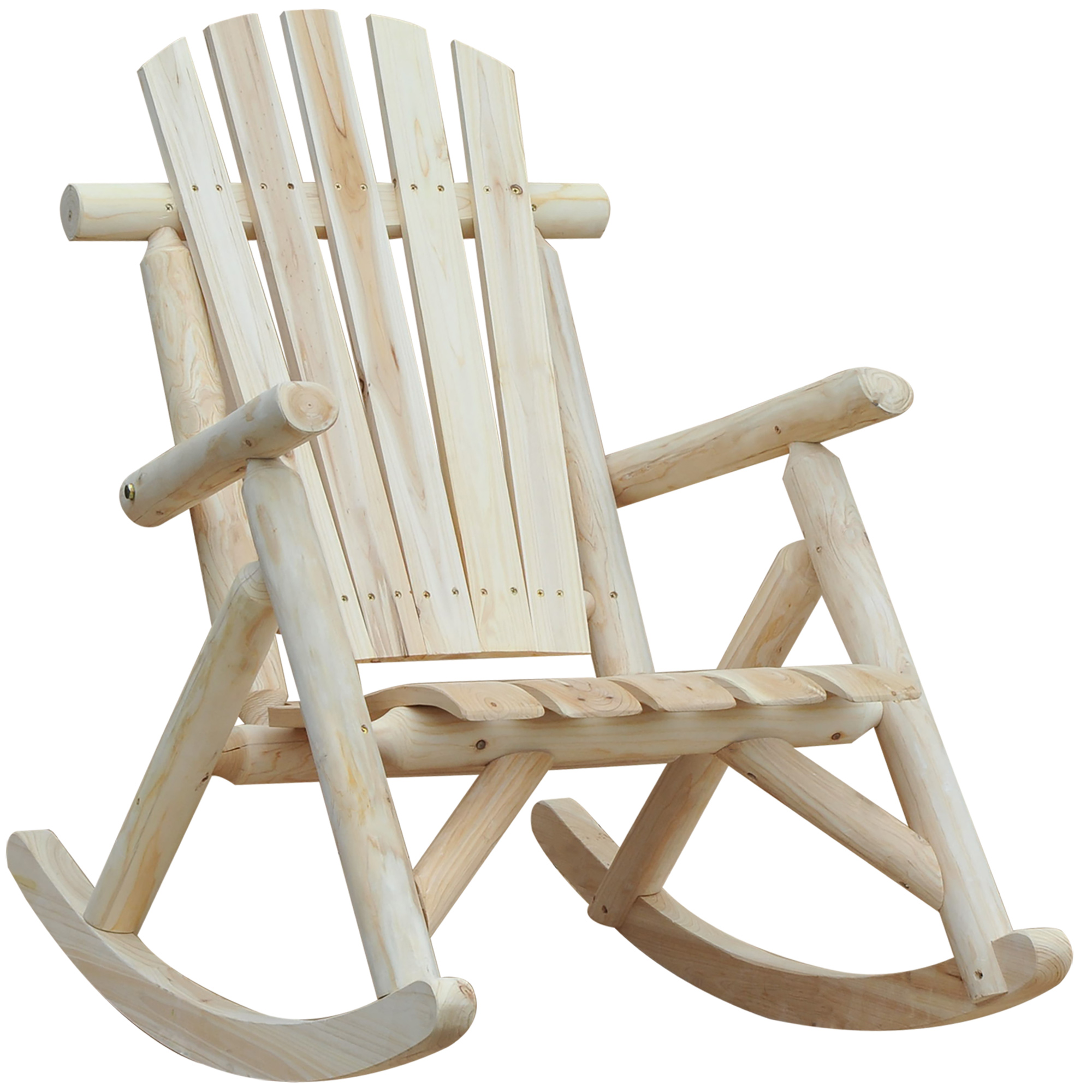 Gradina & balcon -  Scaun Balansoar de Gradina Stil Adirondack din Lemn, 66x96x98 cm