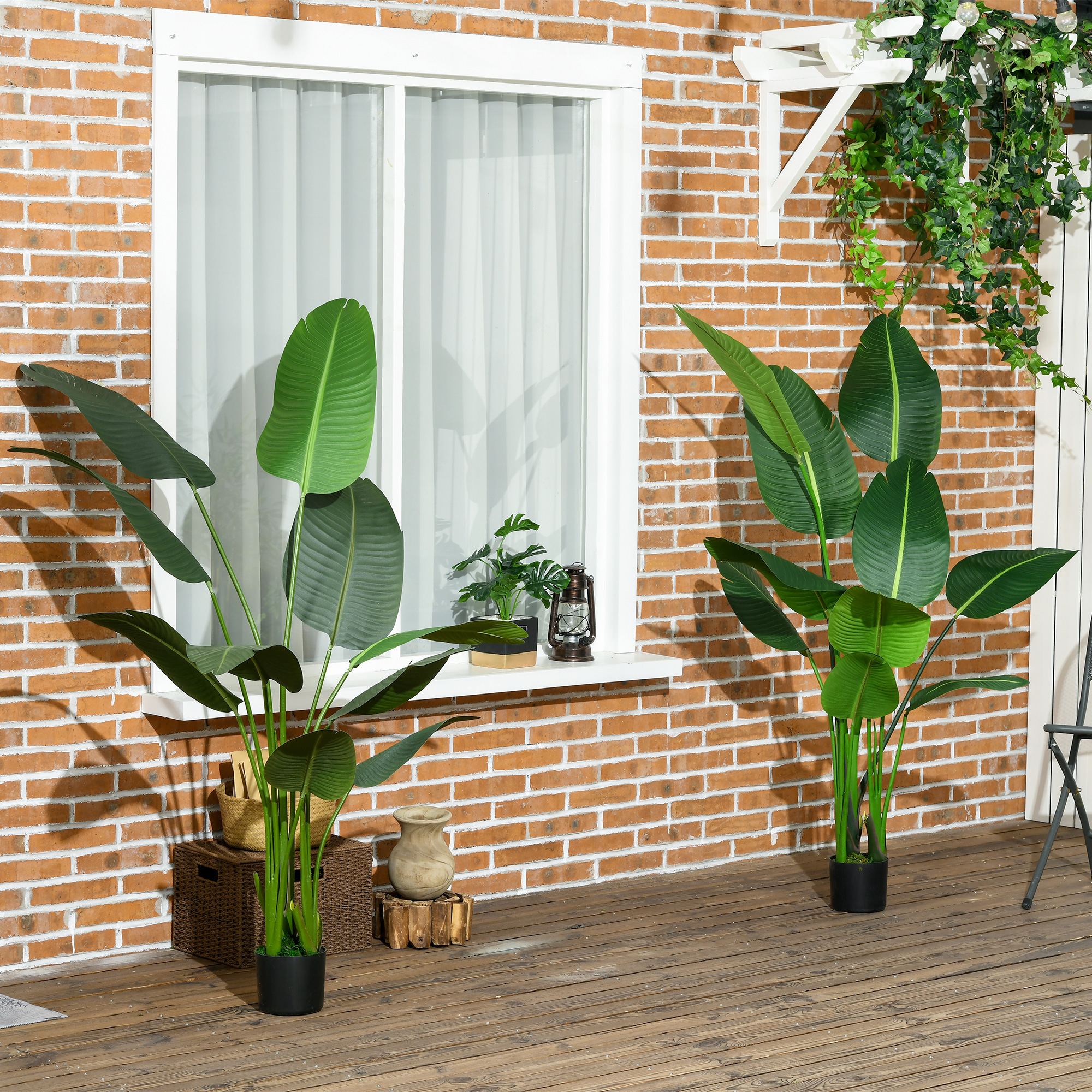  Palmierul Calatorilor Artificial Cu Ghiveci, 5m [6]