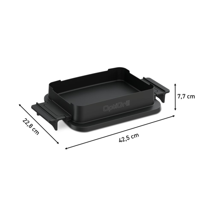 Accesoriu tava pentru coacere Tefal Snacking & Baking XA732810, 1.6 L, compatibil cu gratarul electric OptiGrill 4 in 1 si OptiGrill 2 in 1, seri [3]